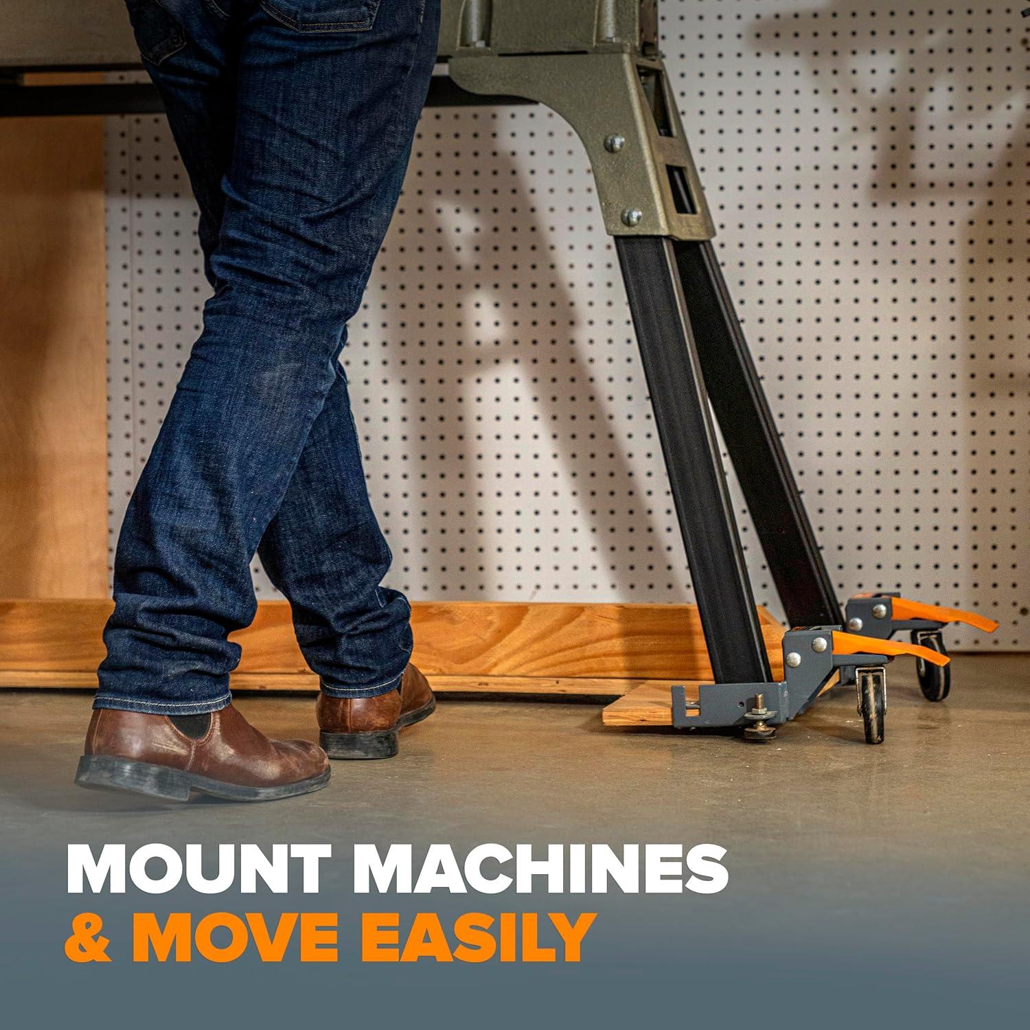 Base Móvil Bora PM-1100 - Soporta 181 kg, Ajustable y Universal