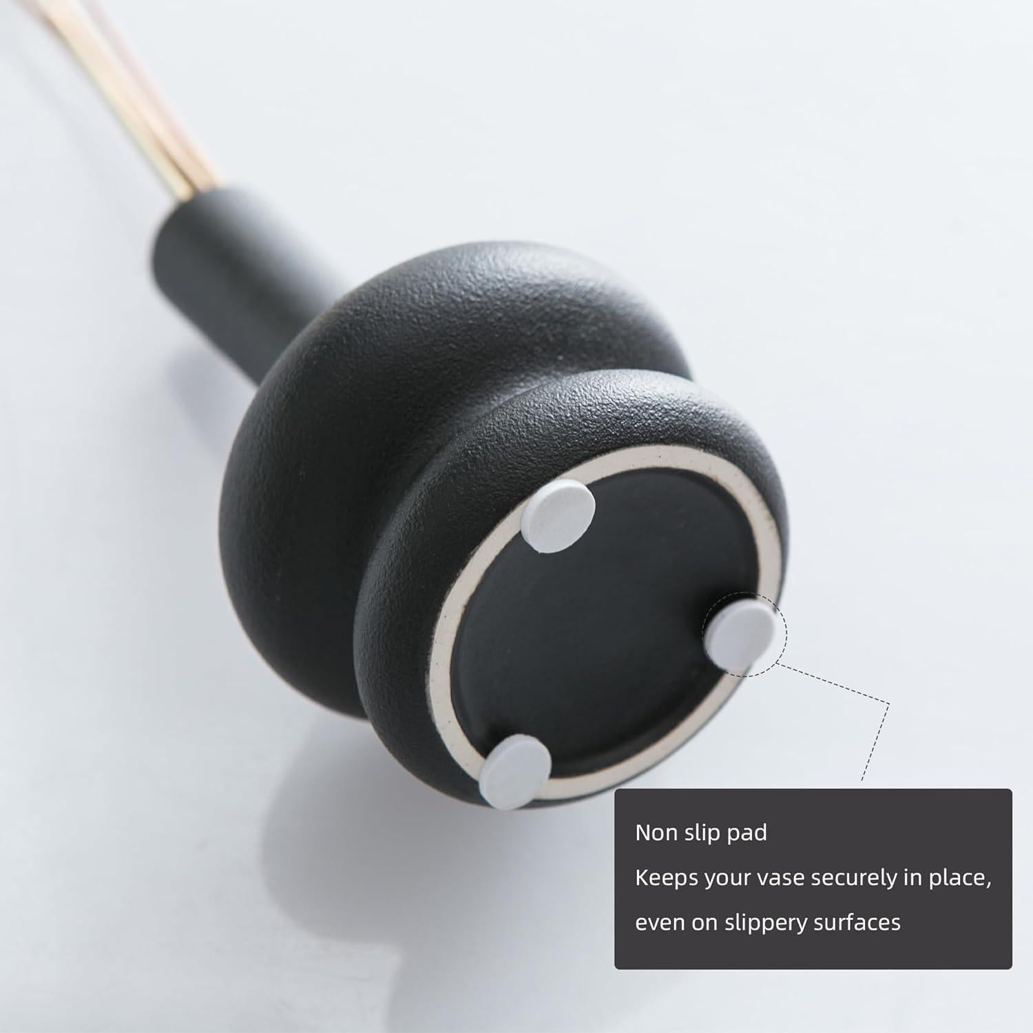 Conjunto de 5 Jarrones de Cerámica JOJUNO Negros Modernos