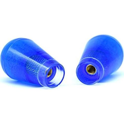 Mangos de Joystick Arcade Arcity 2 Pcs Azul Transparente