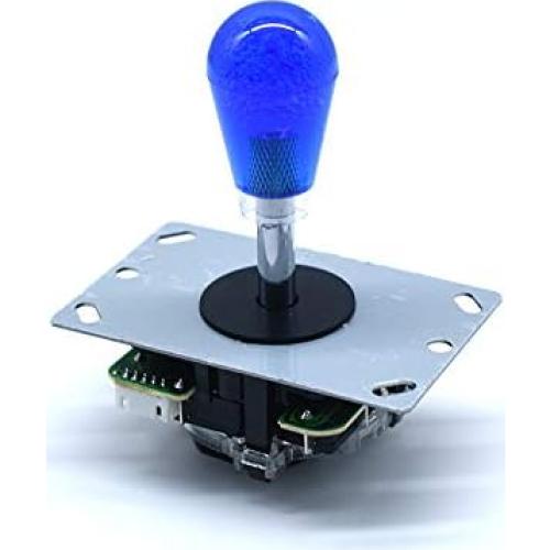 Mangos de Joystick Arcade Arcity 2 Pcs Azul Transparente