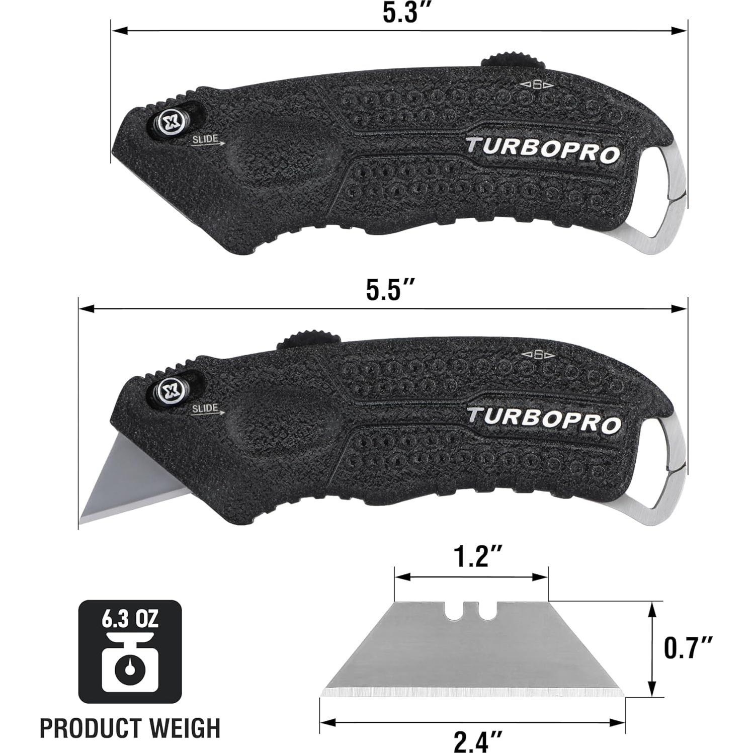 Cuchillo Utilitario Autocargable Olympia Tools Turbo Pro