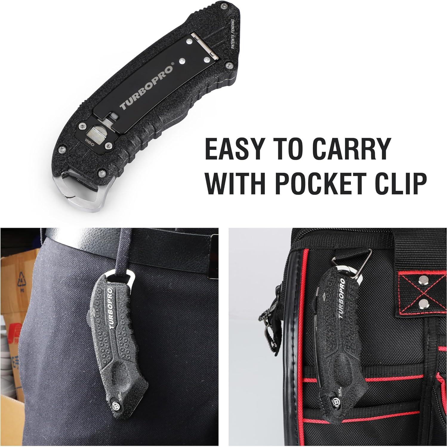 Cuchillo Utilitario Autocargable Olympia Tools Turbo Pro