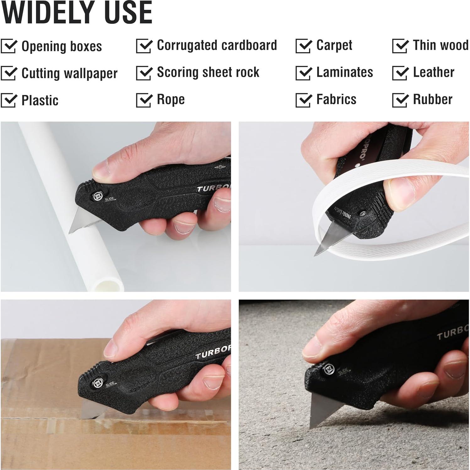 Cuchillo Utilitario Autocargable Olympia Tools Turbo Pro