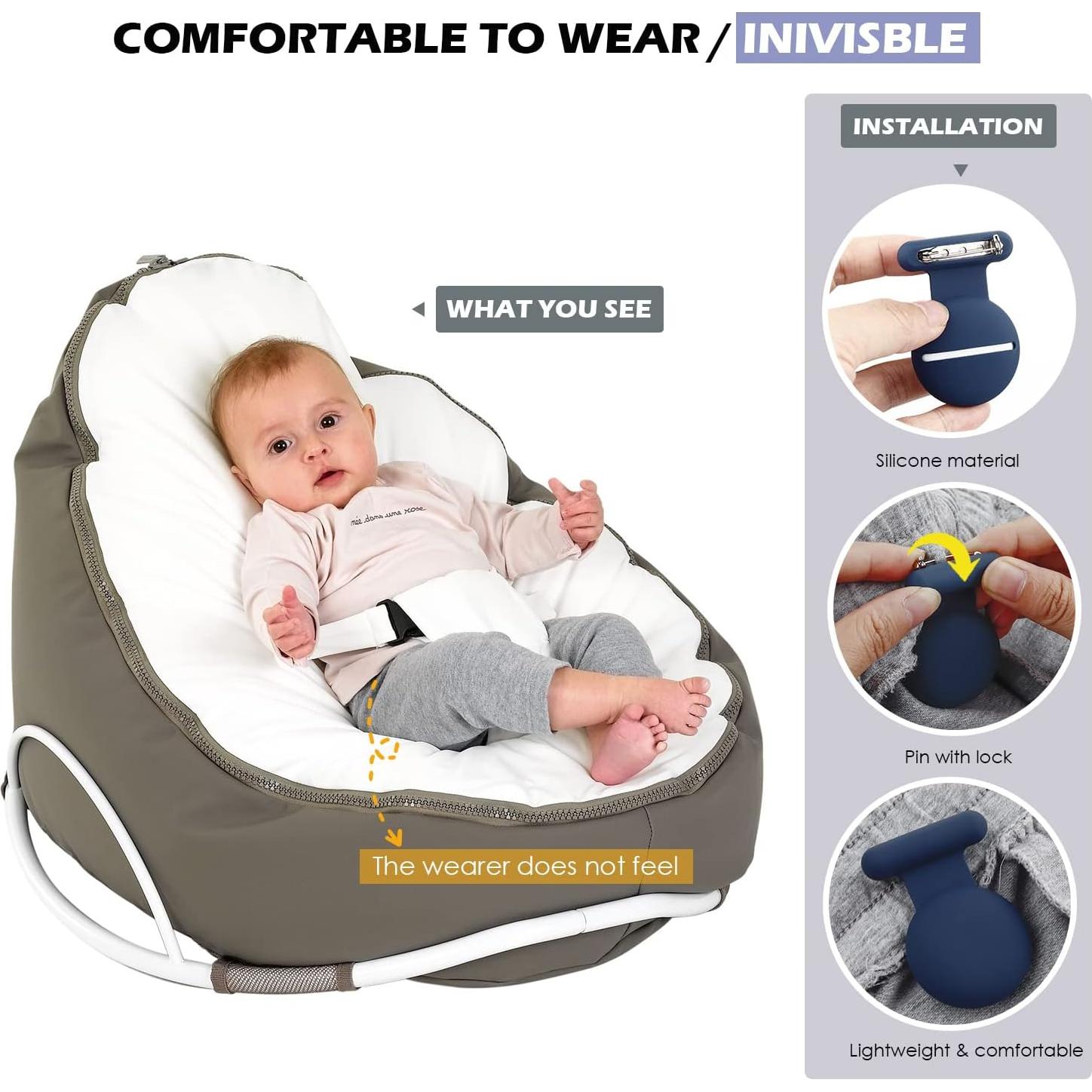 Funda Oculta para Air-tag WALLFID Pro-2 - Seguridad Niños y Mascotas