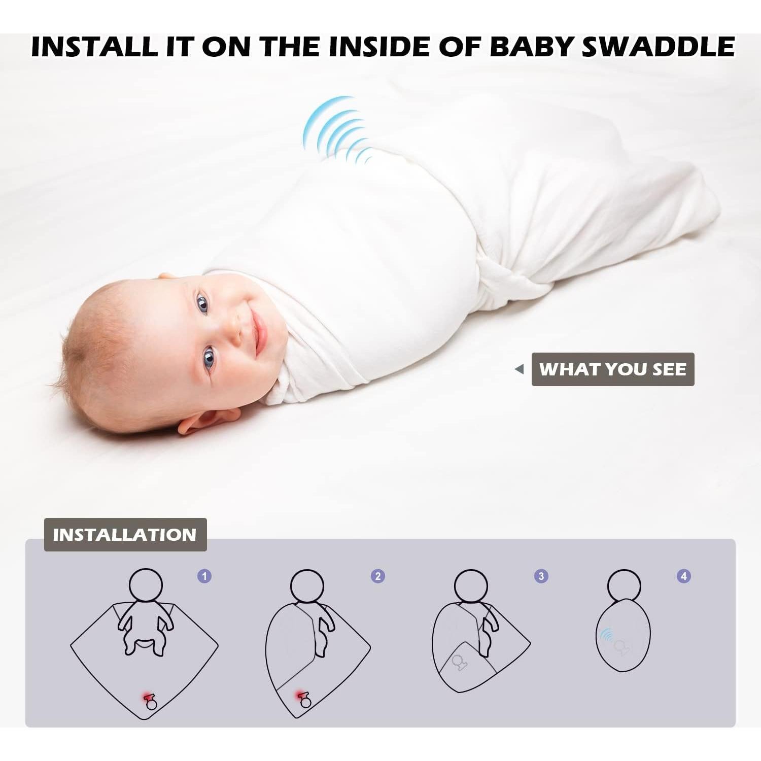 Funda Oculta para Air-tag WALLFID Pro-2 - Seguridad Niños y Mascotas