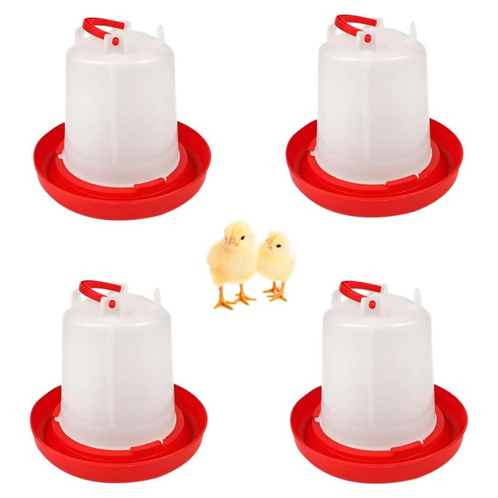 Kit Bebedero Pollo DoubleWood 4PACK 1.5L Aves Colgante