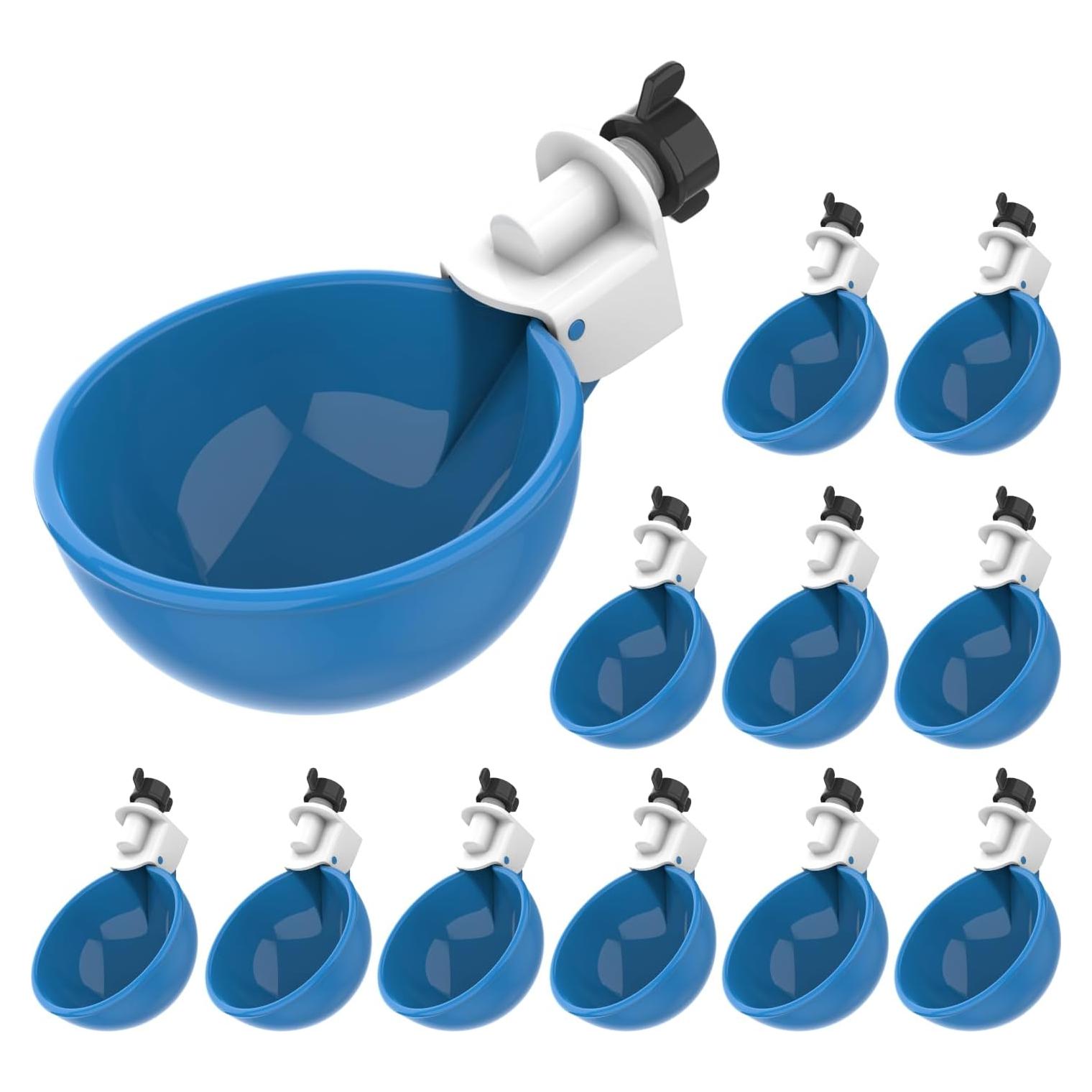 Tazas Automáticas Lil Clucker para Aves de Corral - 12 Pzs