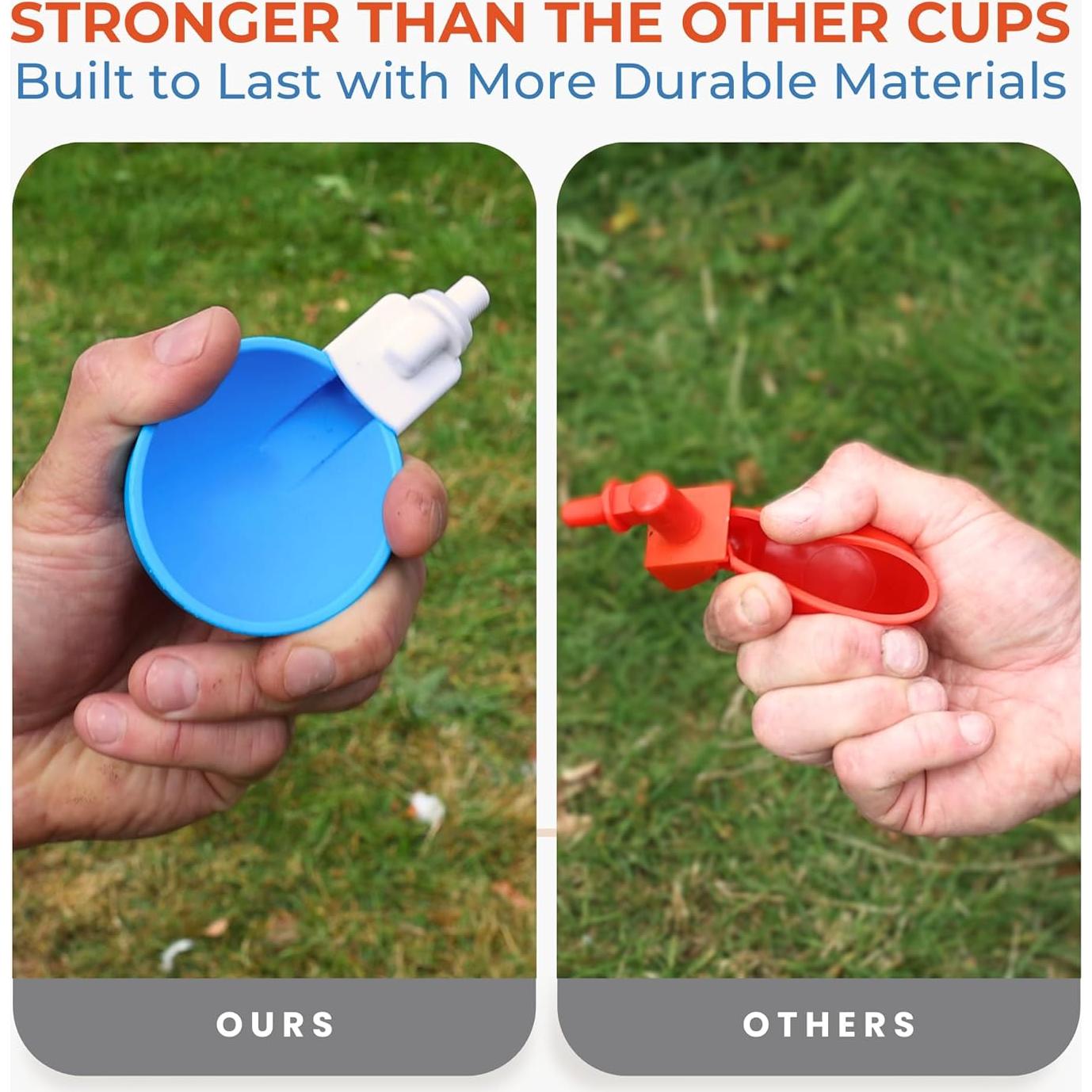 Tazas Automáticas Lil Clucker para Aves de Corral - 12 Pzs