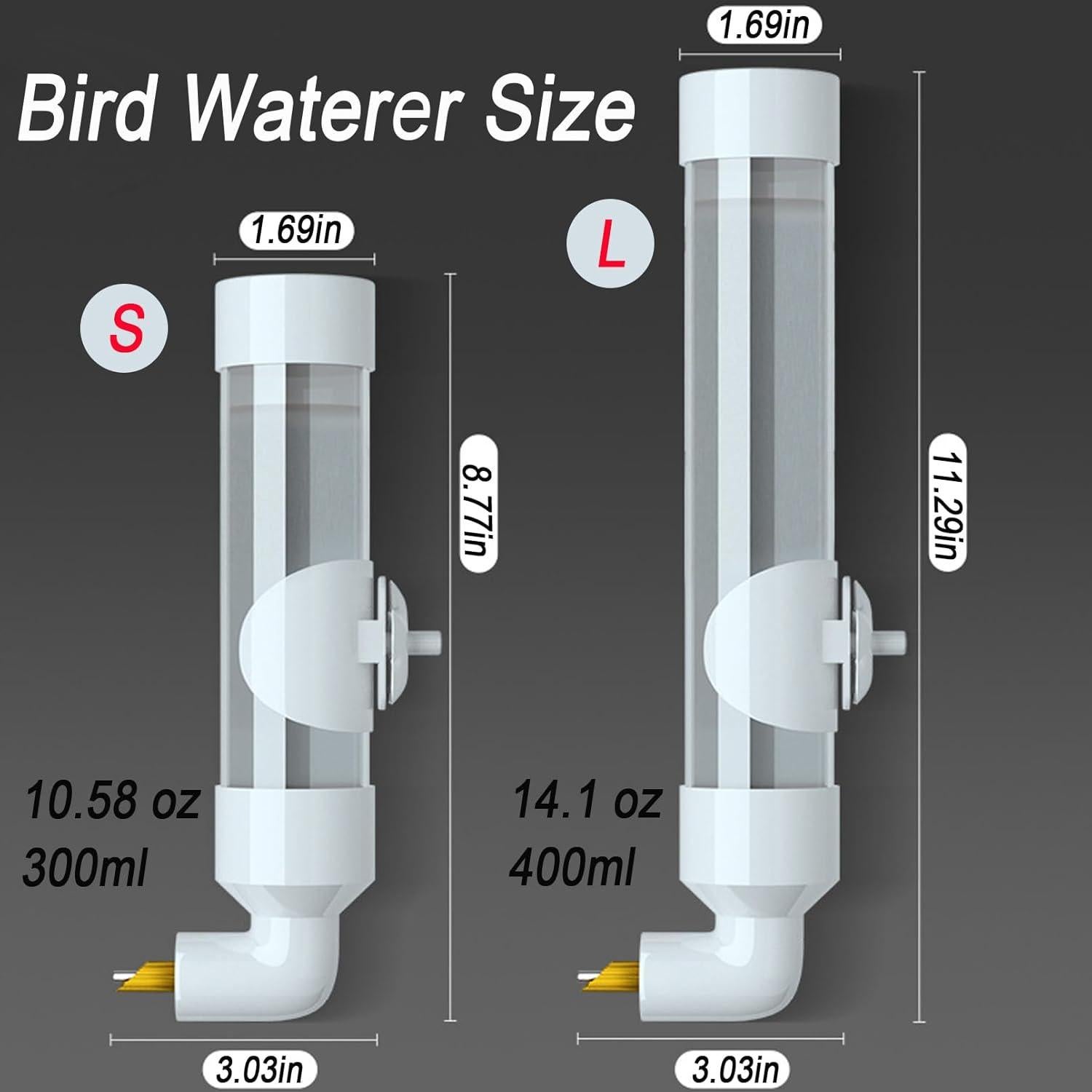 Dispensador de Agua Niwaes para Aves 300ml Automático