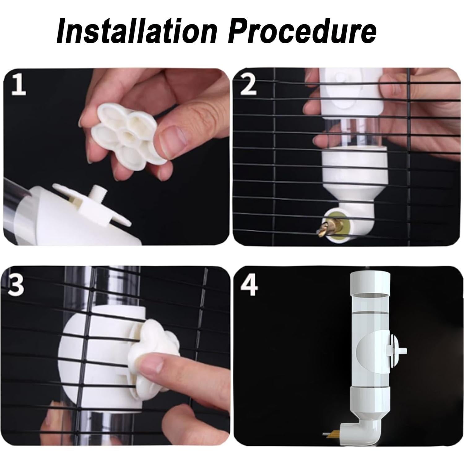 Dispensador de Agua Niwaes para Aves 300ml Automático