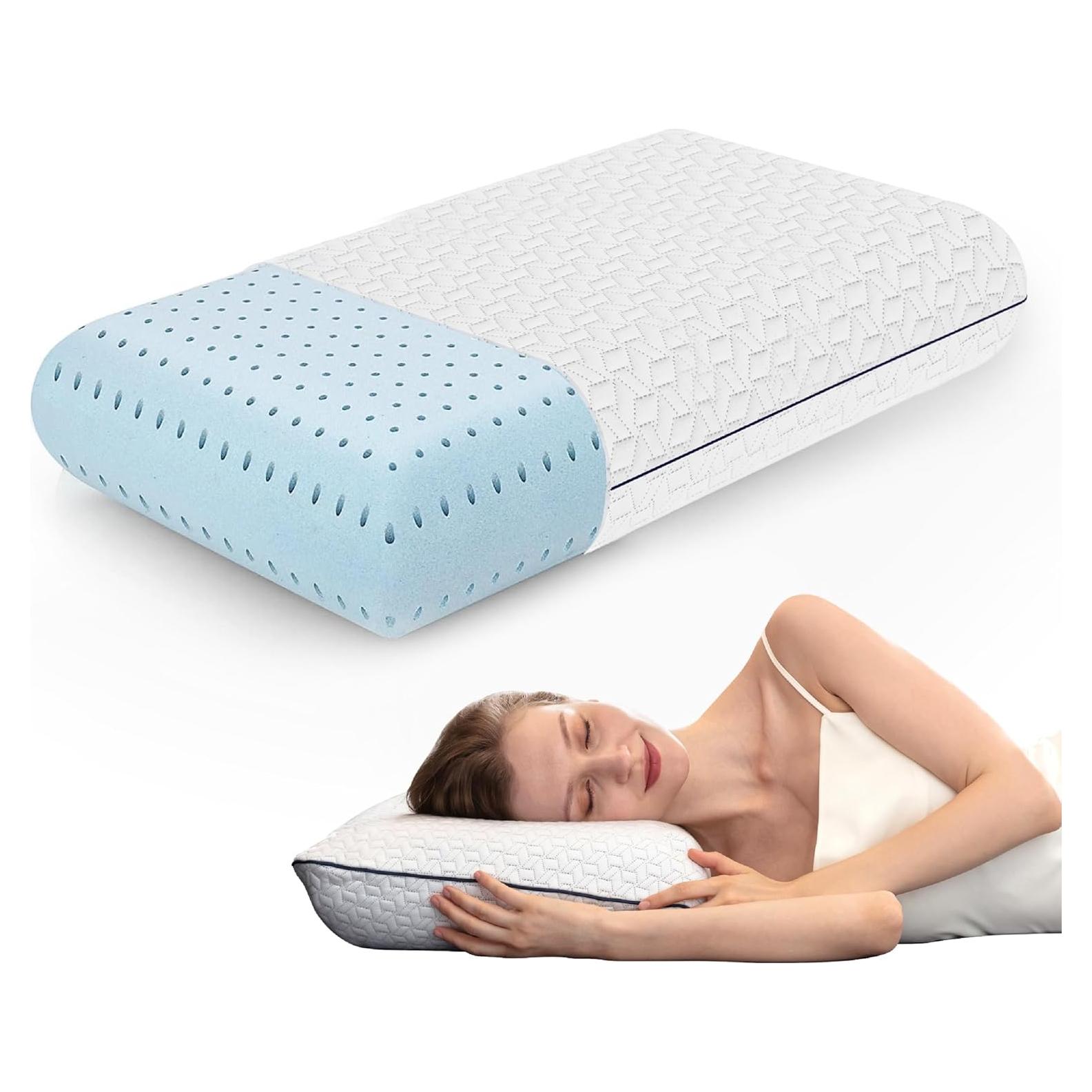 Almohada de Gel Espuma con Memoria Vaverto Estándar 63.5x40.6cm