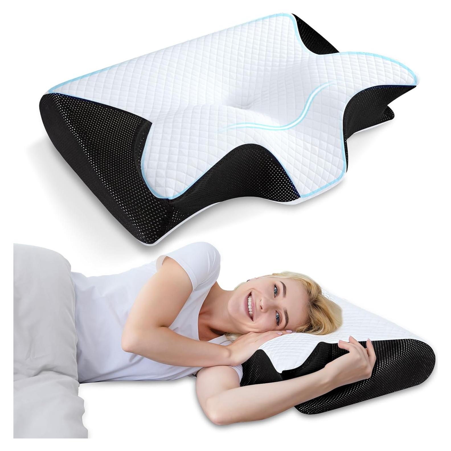 Almohada Cervical HOMCA Espuma Viscoelástica 60x40 cm