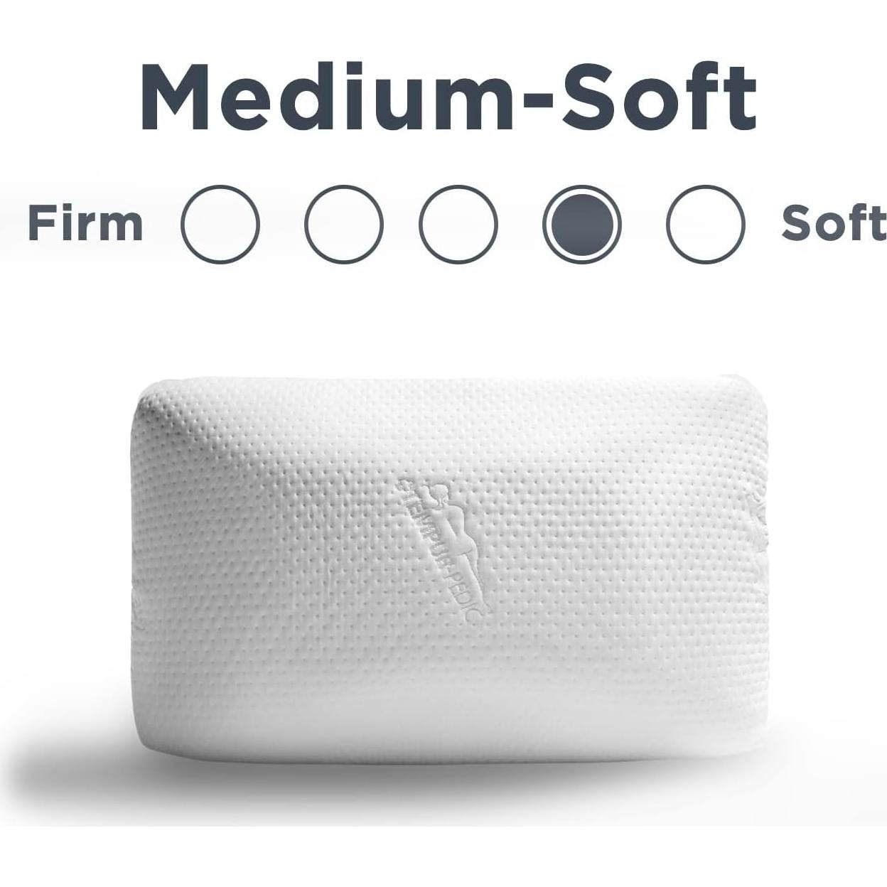 Almohada de Espuma con Memoria Tempur-Pedic Symphony + Protector Queen