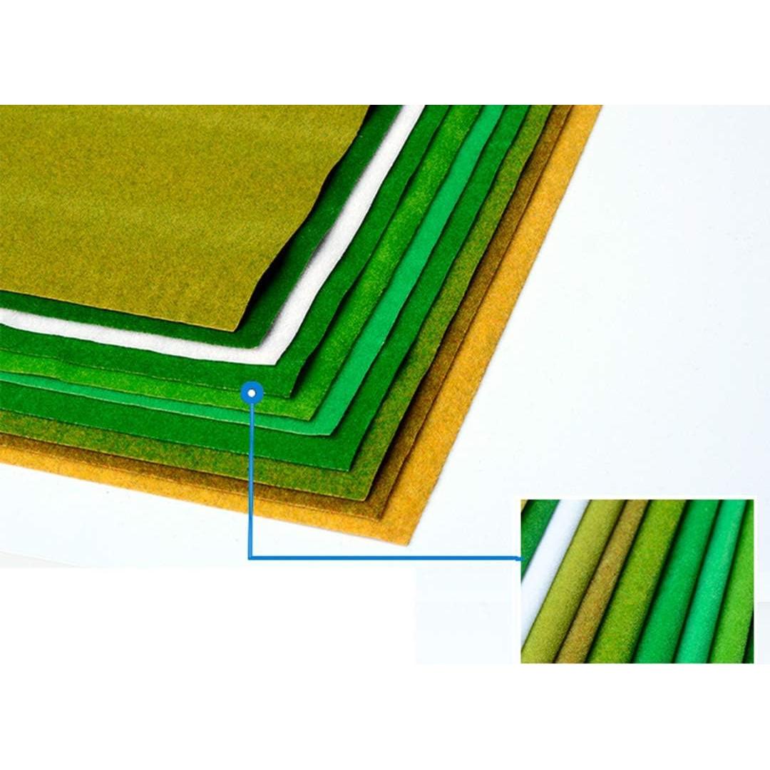 Alfombra de Césped Artificial NWFashion 33x100cm Verde Oscuro