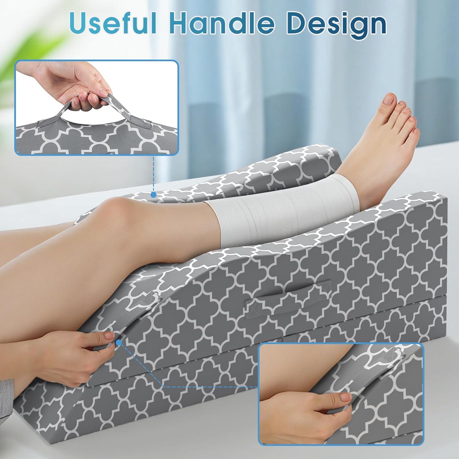 Almohada para Pierna NubeFelicidad Espuma de Memoria Ajustable