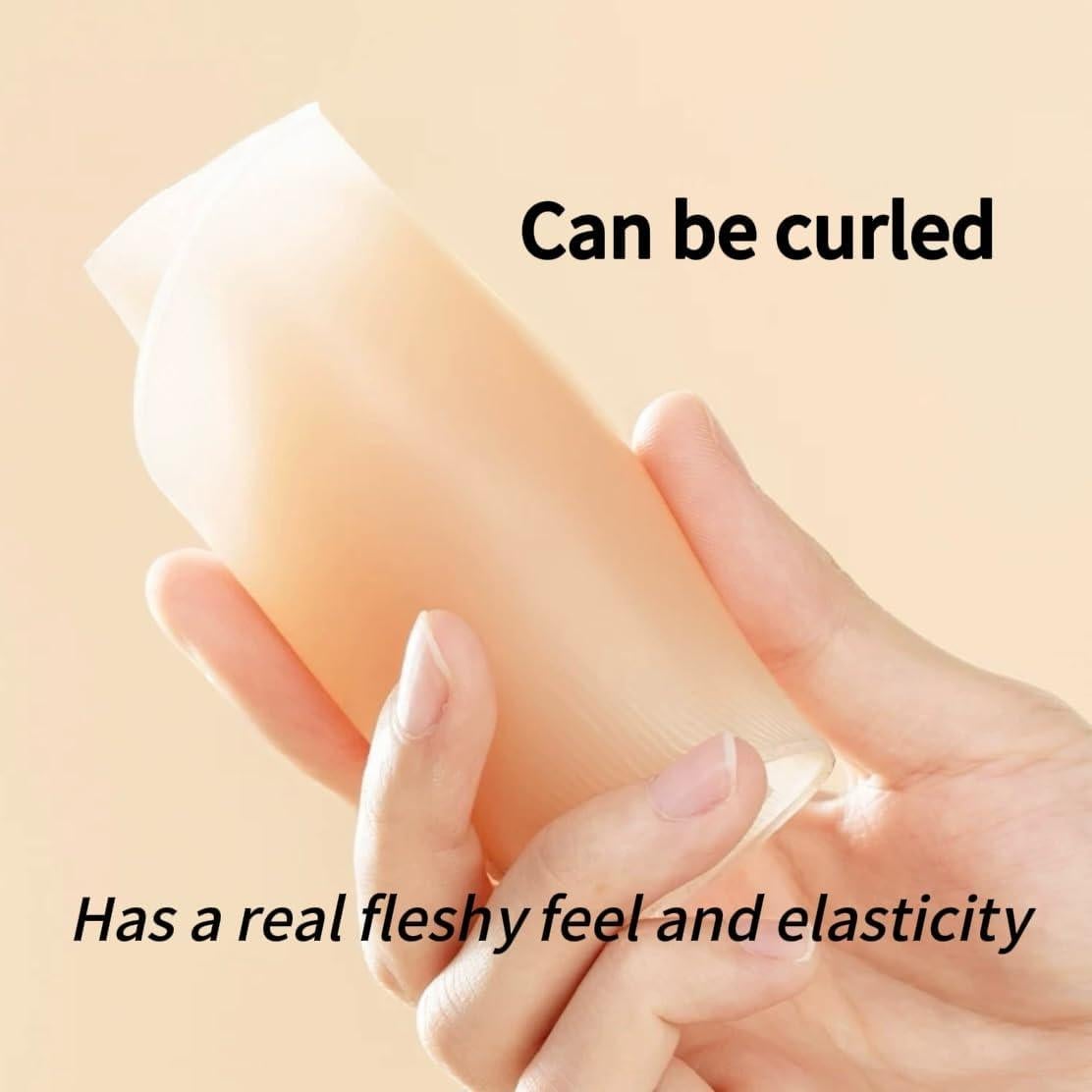 Almohadillas de Silicona para Caderas y Glúteos Beige