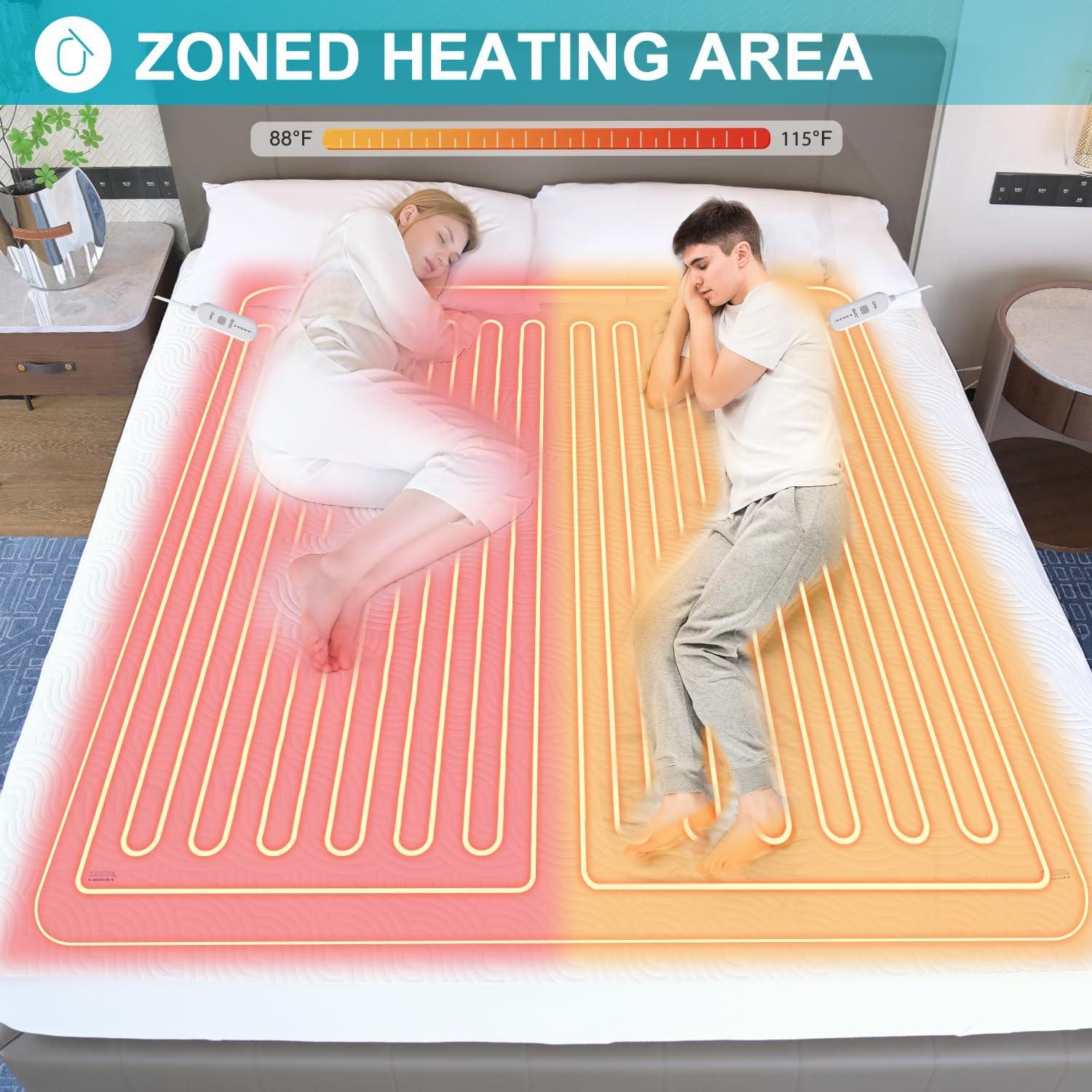 Almohadilla Térmica Queen Dowin 152x203 cm 5 Niveles Calor