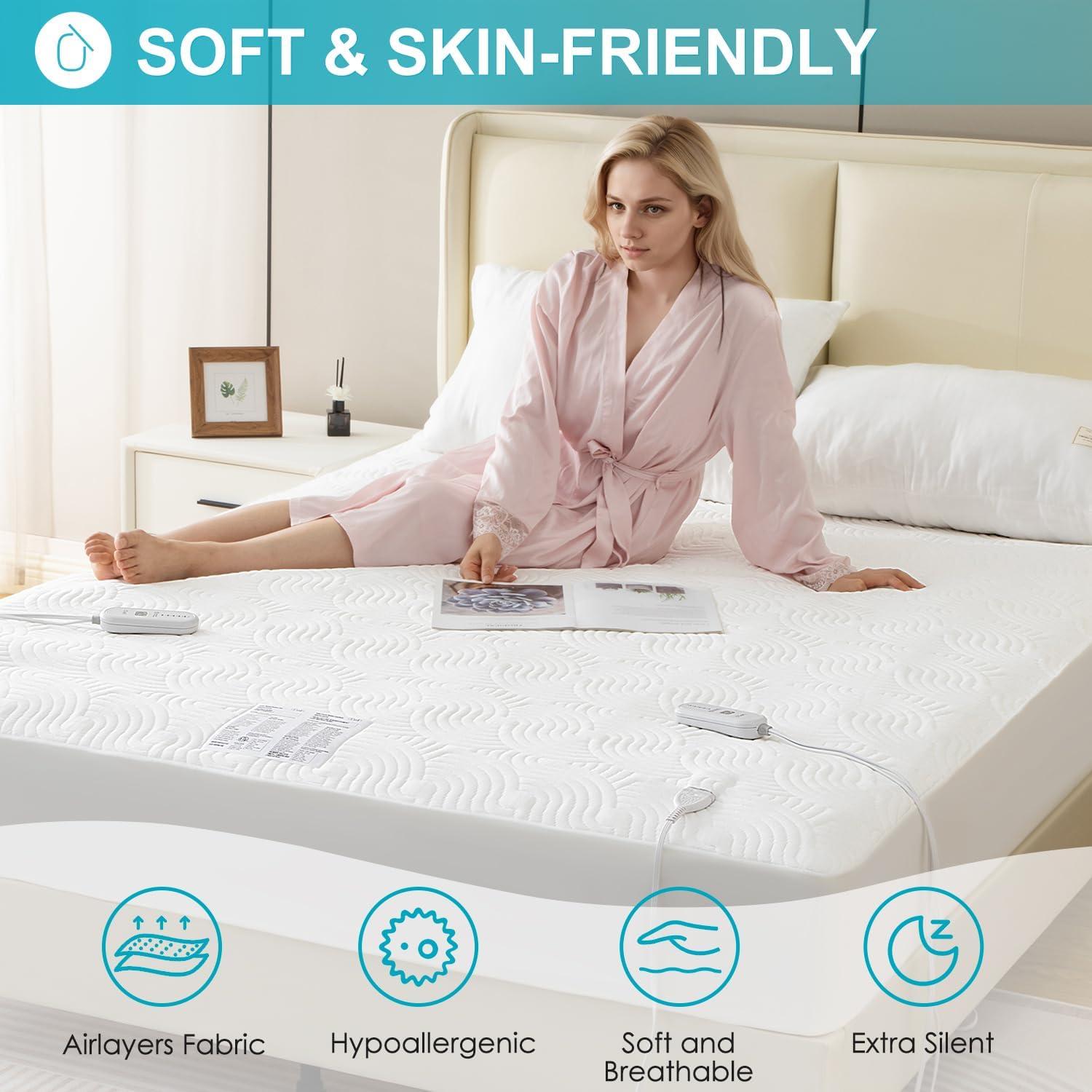 Almohadilla Térmica Queen Dowin 152x203 cm 5 Niveles Calor