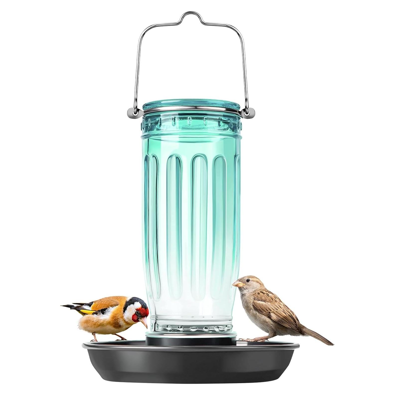 Alimentador de Agua para Aves Kingsyard 473ml Colgante Verde