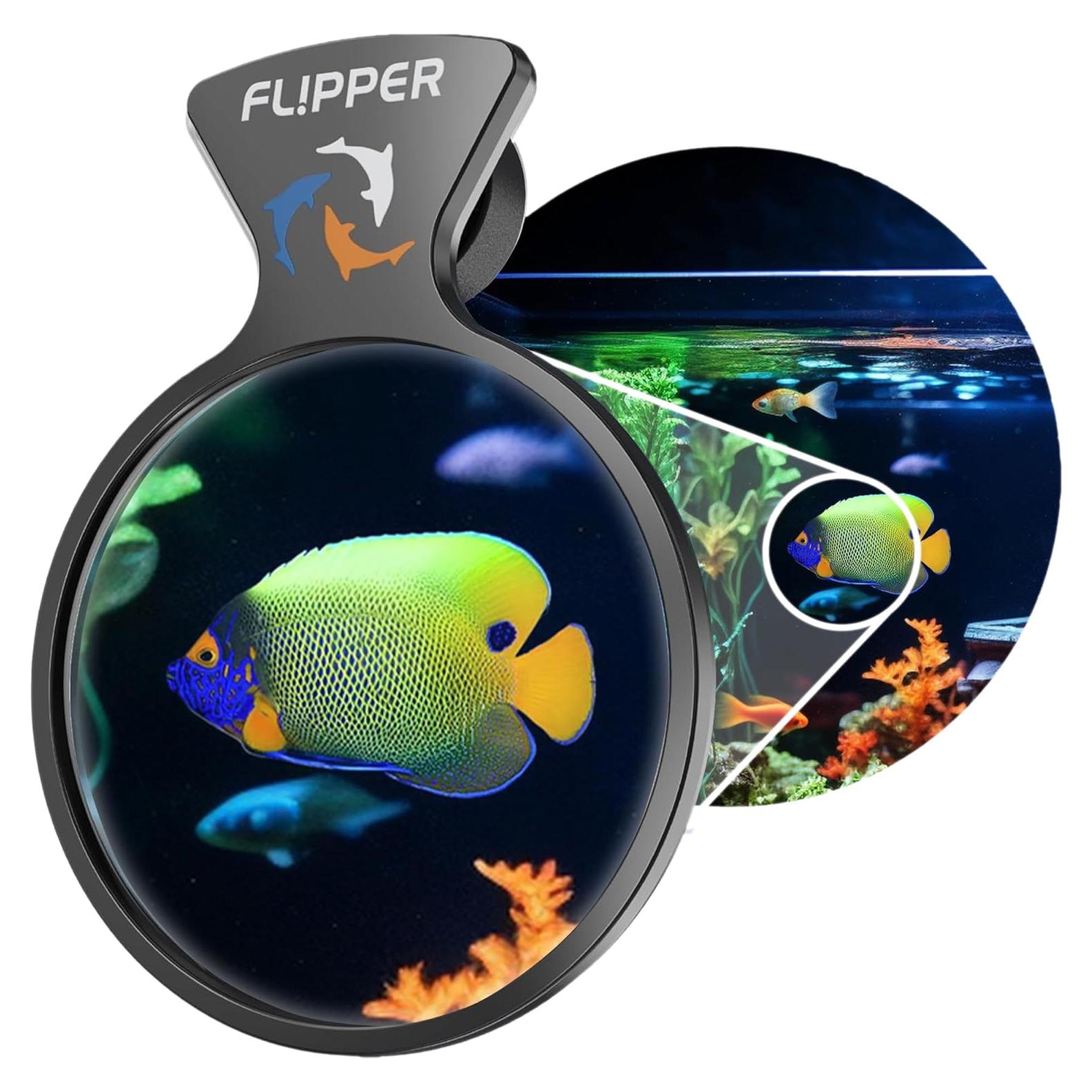 Lupa Flipper DeepSee 7,62 cm para Acuarios de Agua Dulce