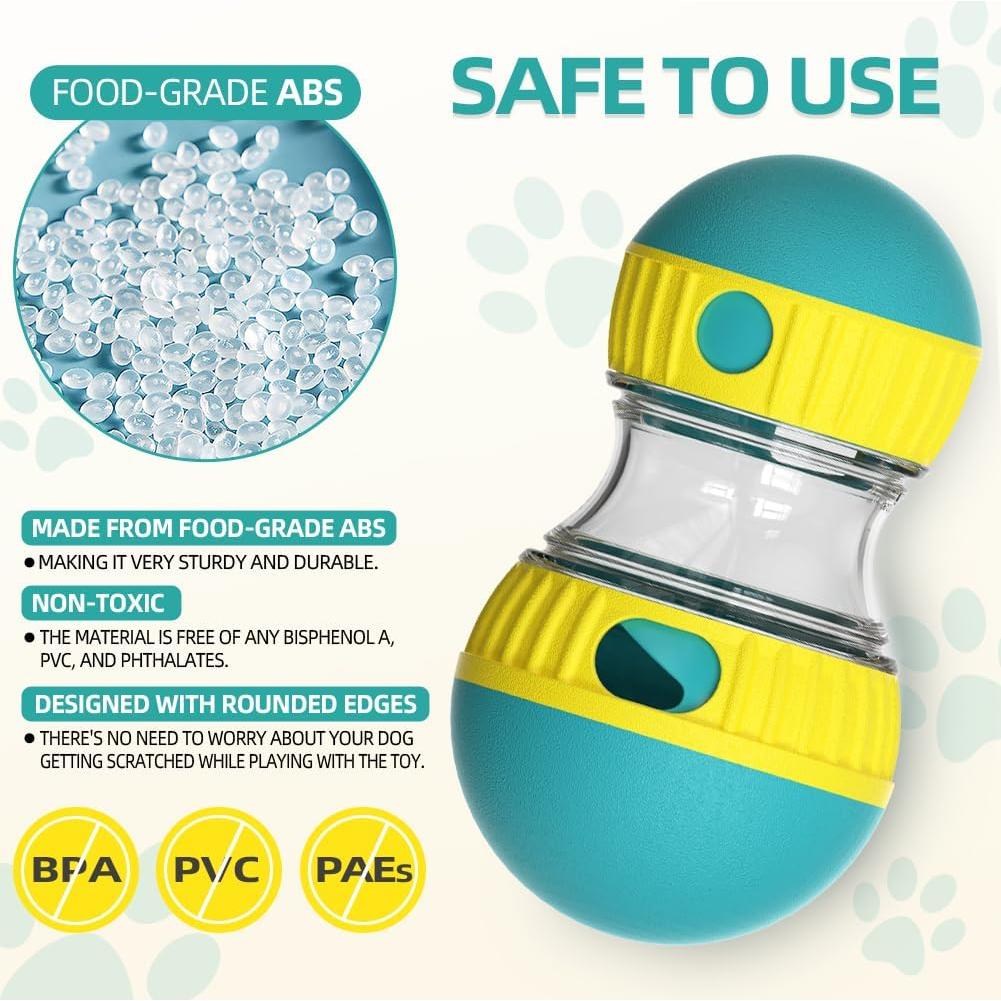 Bola Dispensadora de Golosinas para Perros Mankoda Verde - Estimulante