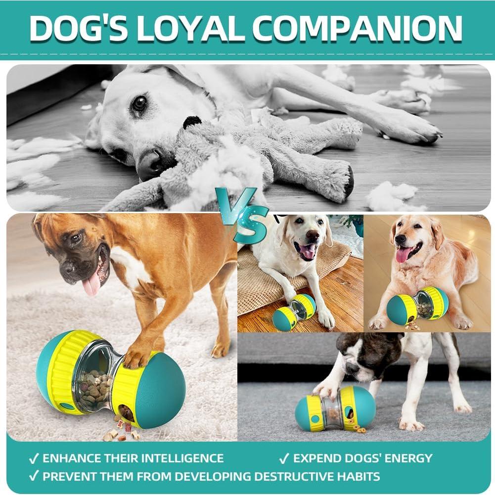 Bola Dispensadora de Golosinas para Perros Mankoda Verde - Estimulante