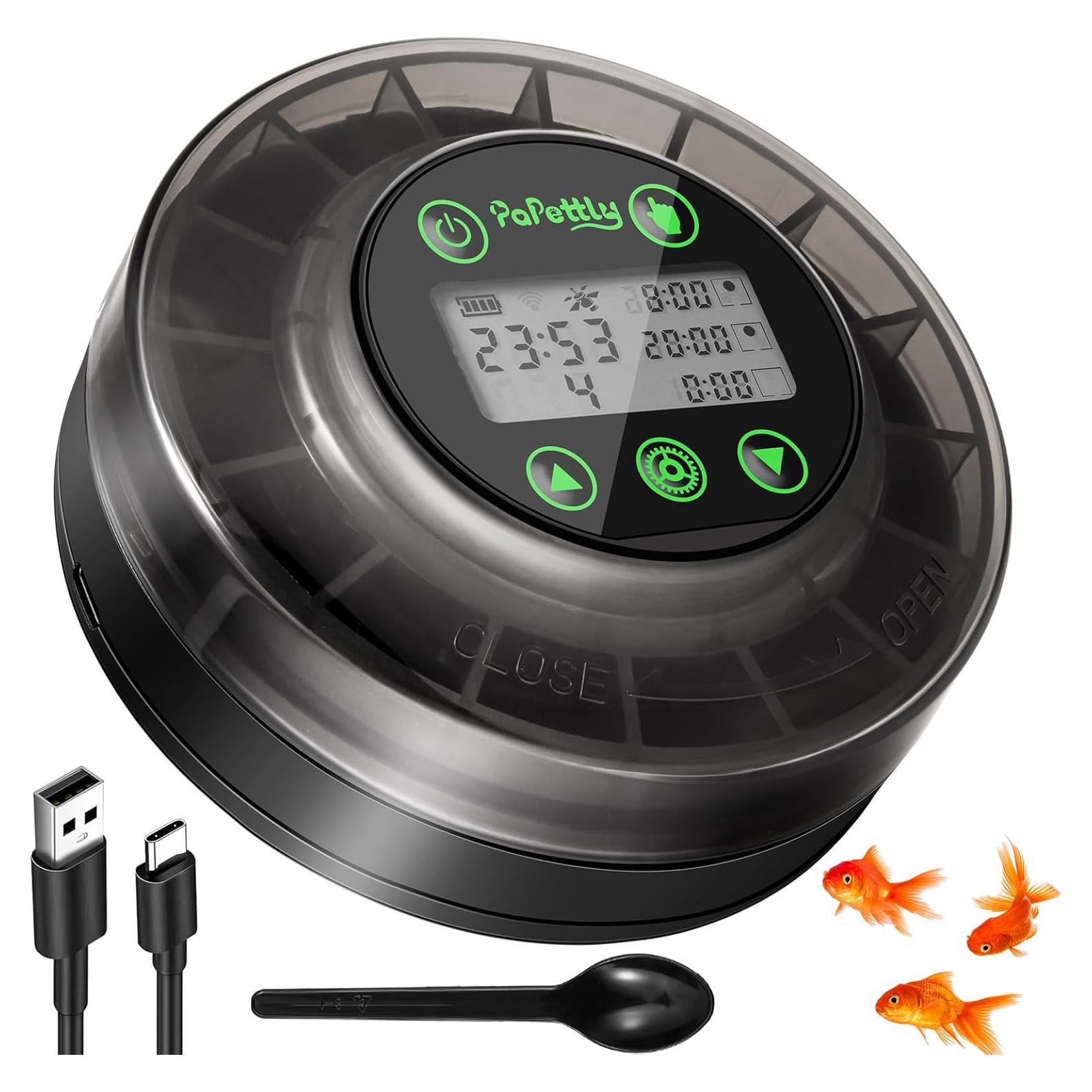 Dispensador Automático de Comida para Peces Papettly CY-109