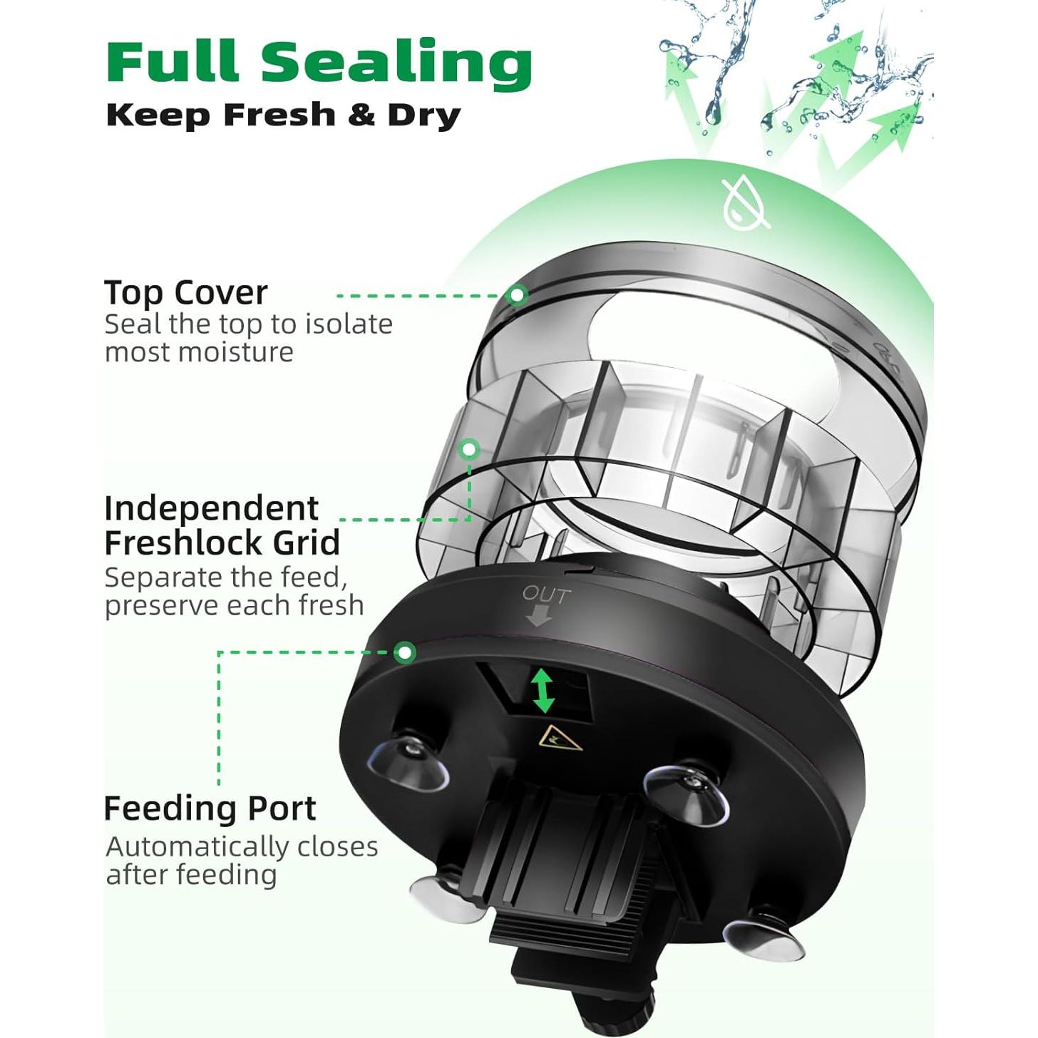 Dispensador Automático de Comida para Peces Papettly CY-109