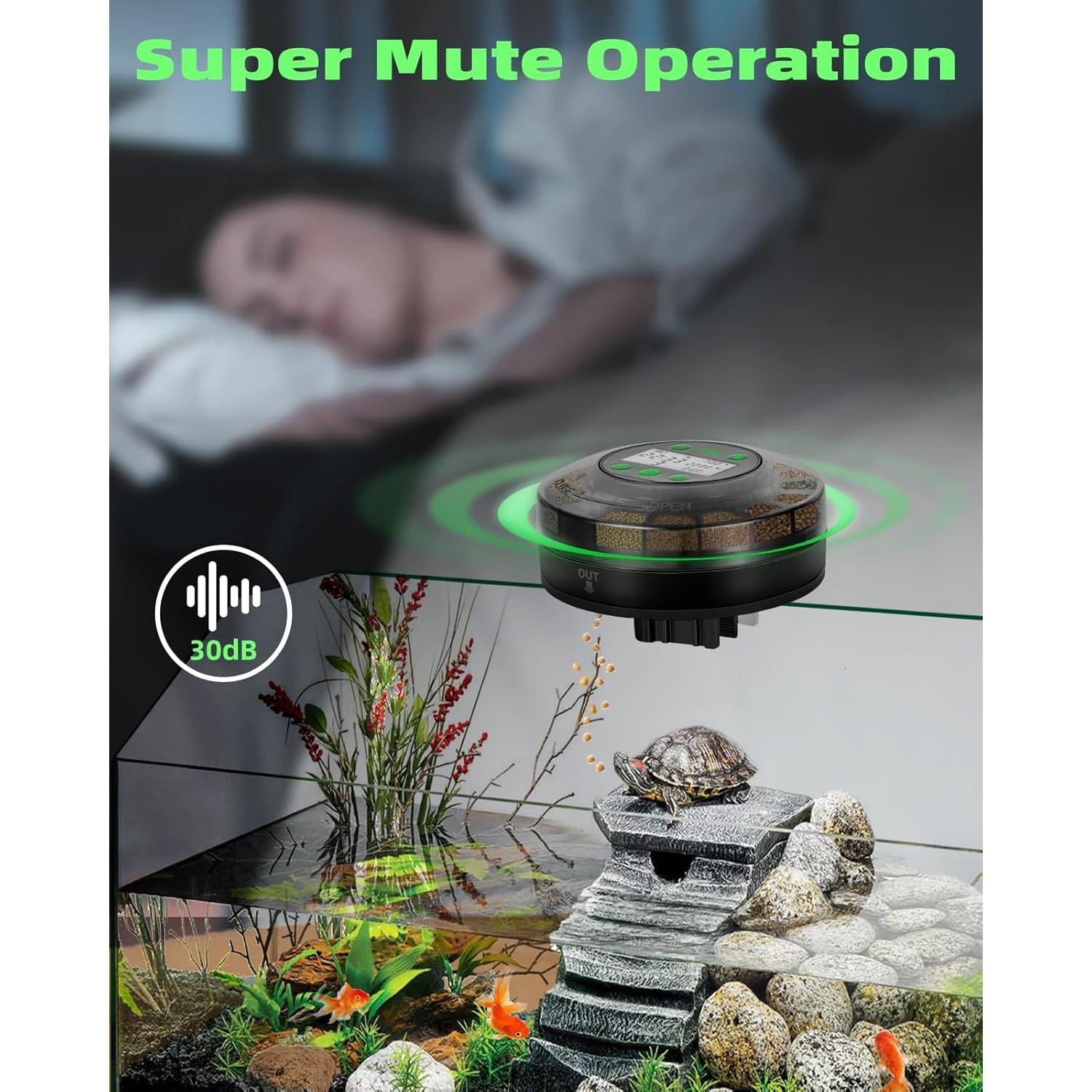 Dispensador Automático de Comida para Peces Papettly CY-109