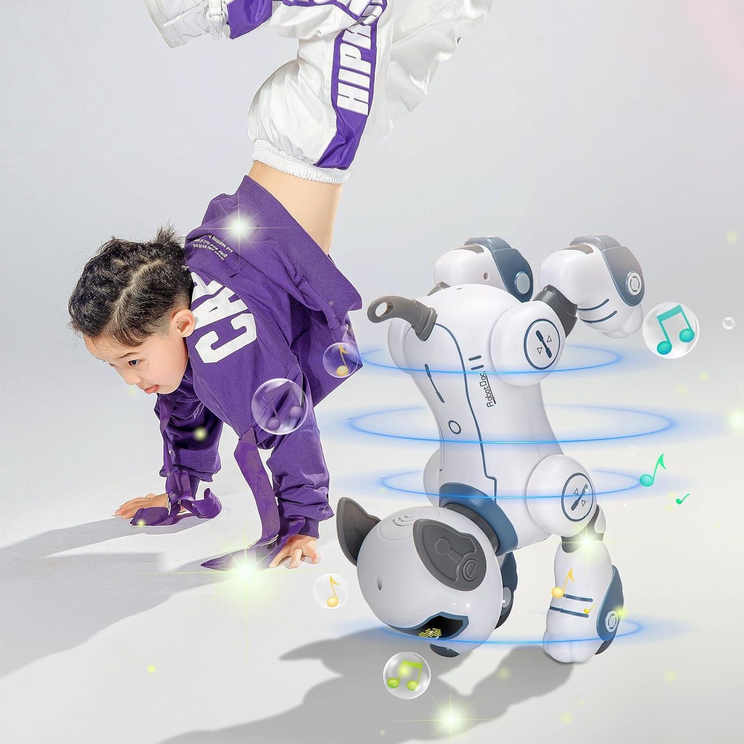 Juguete Robot Perro Interactivo Zreswap, Programable 25.4cm