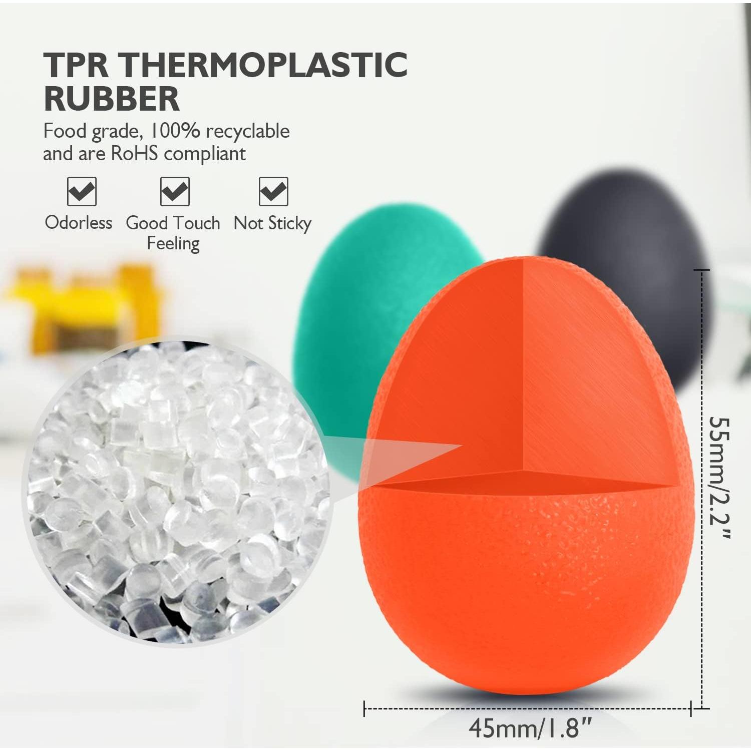 Set de 3 Bolas de Alivio de Estrés Peradix - Fuerza de Agarre