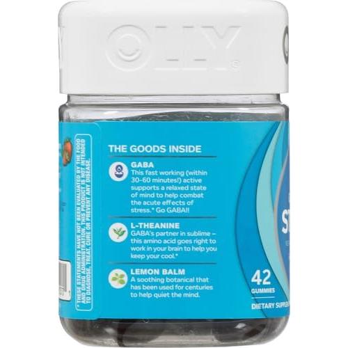Gomitas OLLY Goodbye Stress con GABA y L-Theanine - 42 Conteos