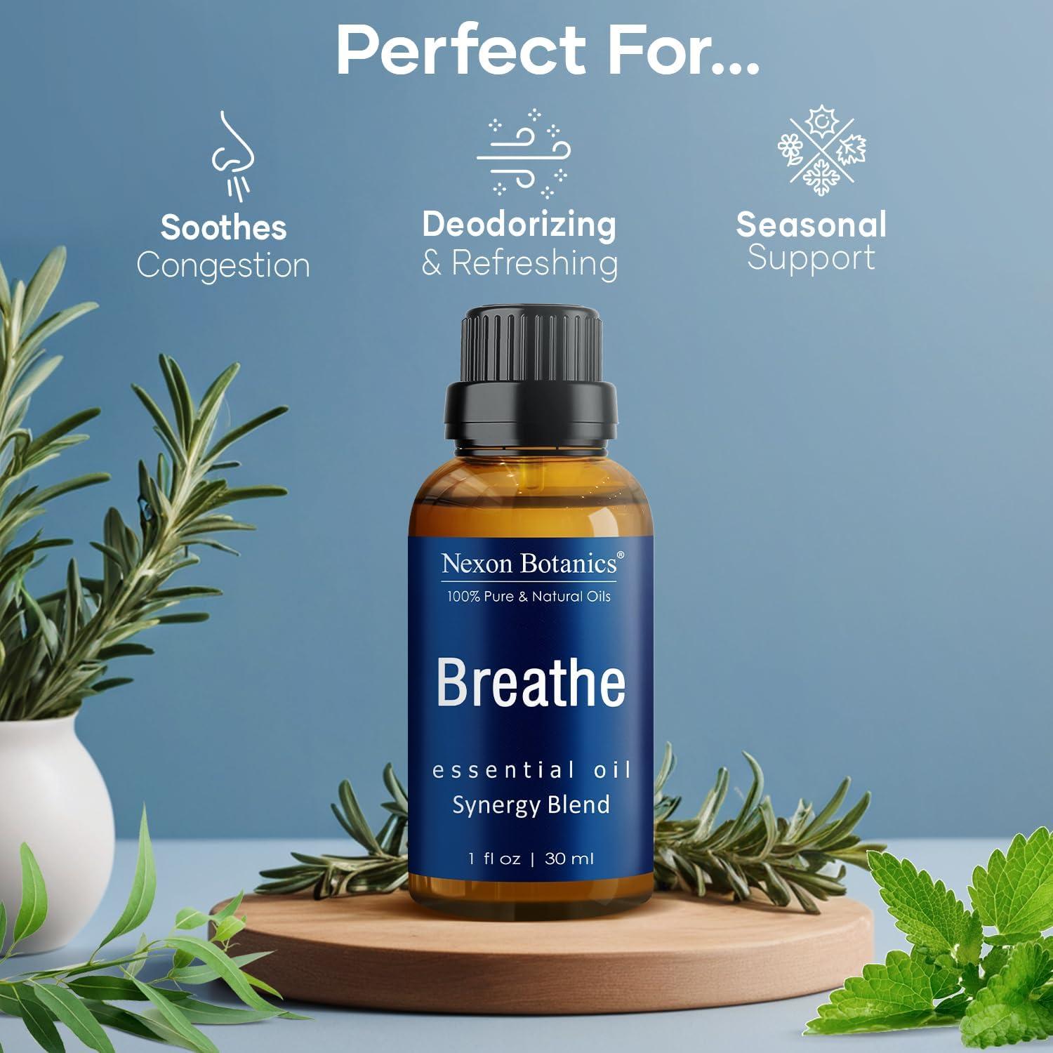 Aceite Esencial Breathe 30 ml - Nexon Botanics - Alivio Respiratorio