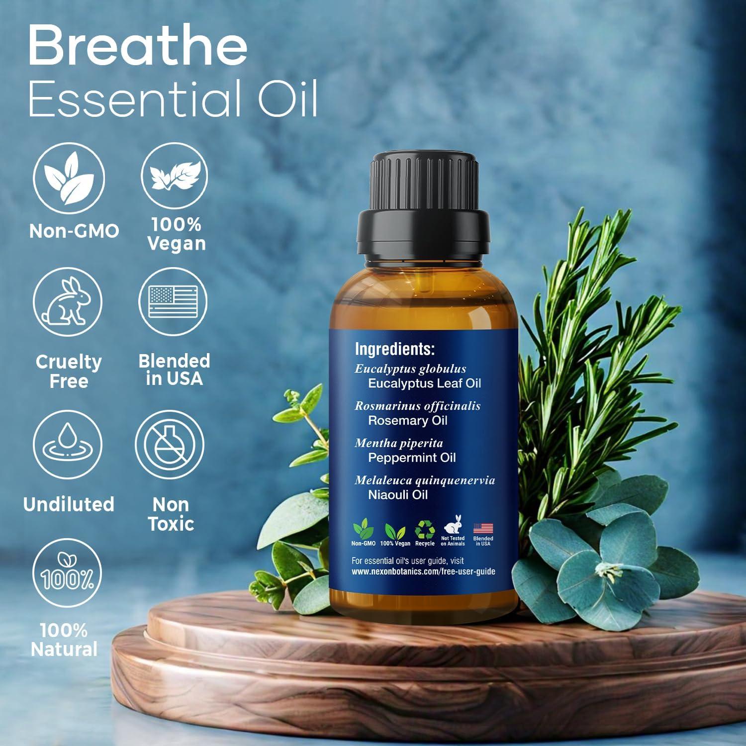 Aceite Esencial Breathe 30 ml - Nexon Botanics - Alivio Respiratorio