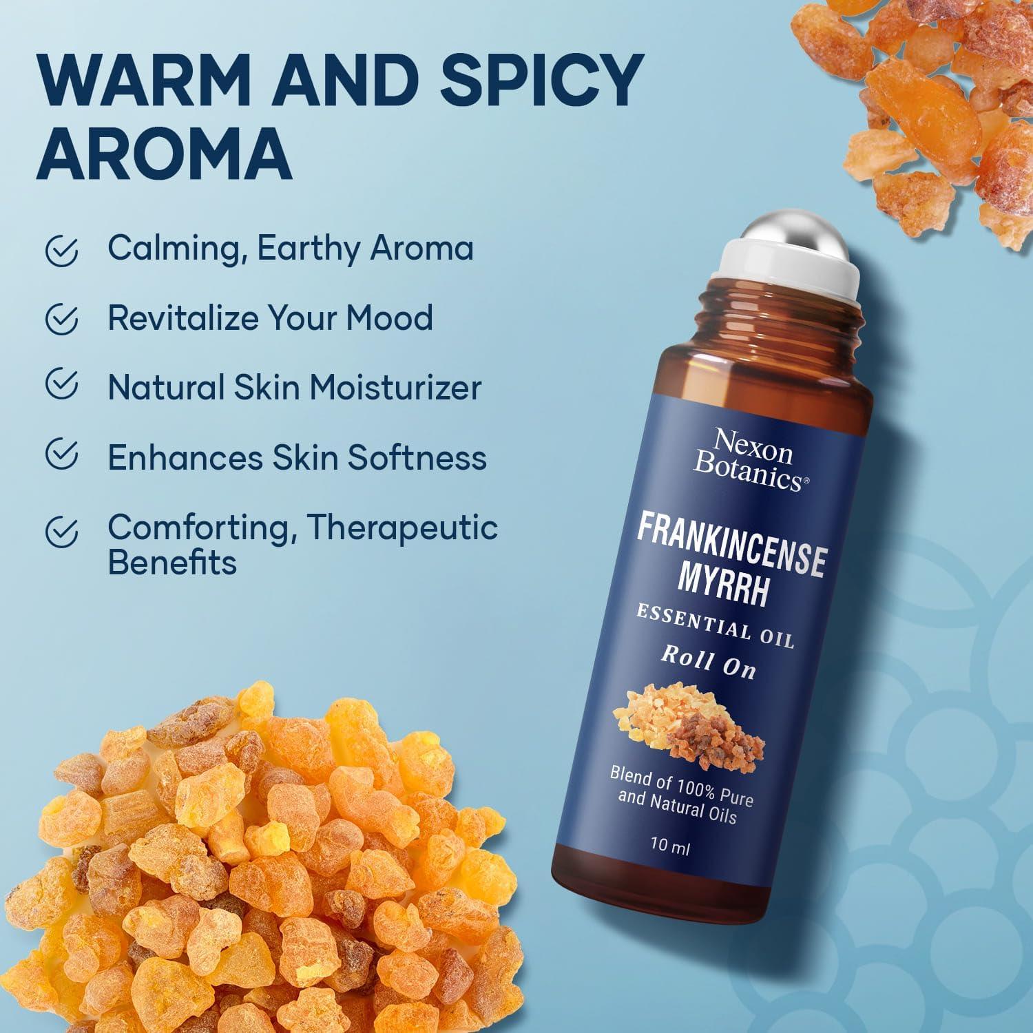 Aceite Esencial Roll-On Incienso y Mirra 10ml Nexon Botanics