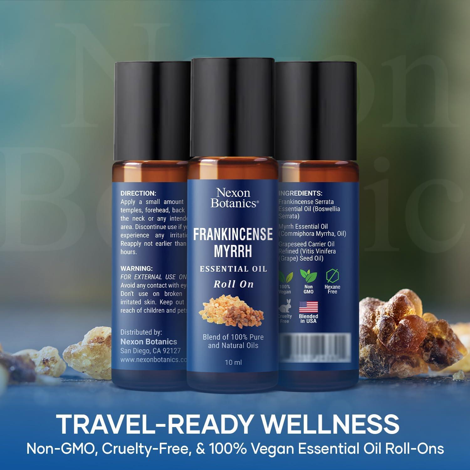 Aceite Esencial Roll-On Incienso y Mirra 10ml Nexon Botanics