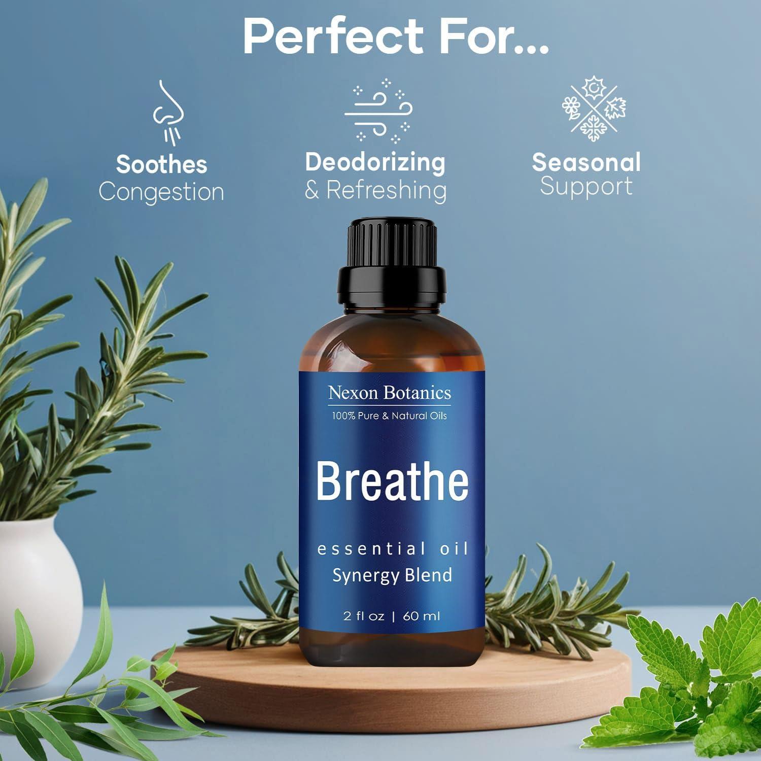 Aceite Esencial Breathe 60 ml Nexon Botanics - Alivio Congestión