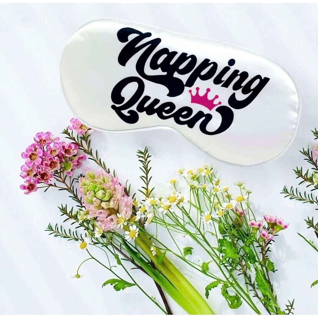 Máscara de Sueño Divertida Reina de la Siesta - Obsesiones Divertidas