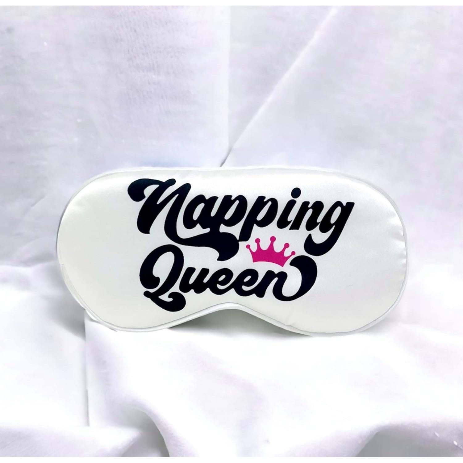 Máscara de Sueño Divertida Reina de la Siesta - Obsesiones Divertidas