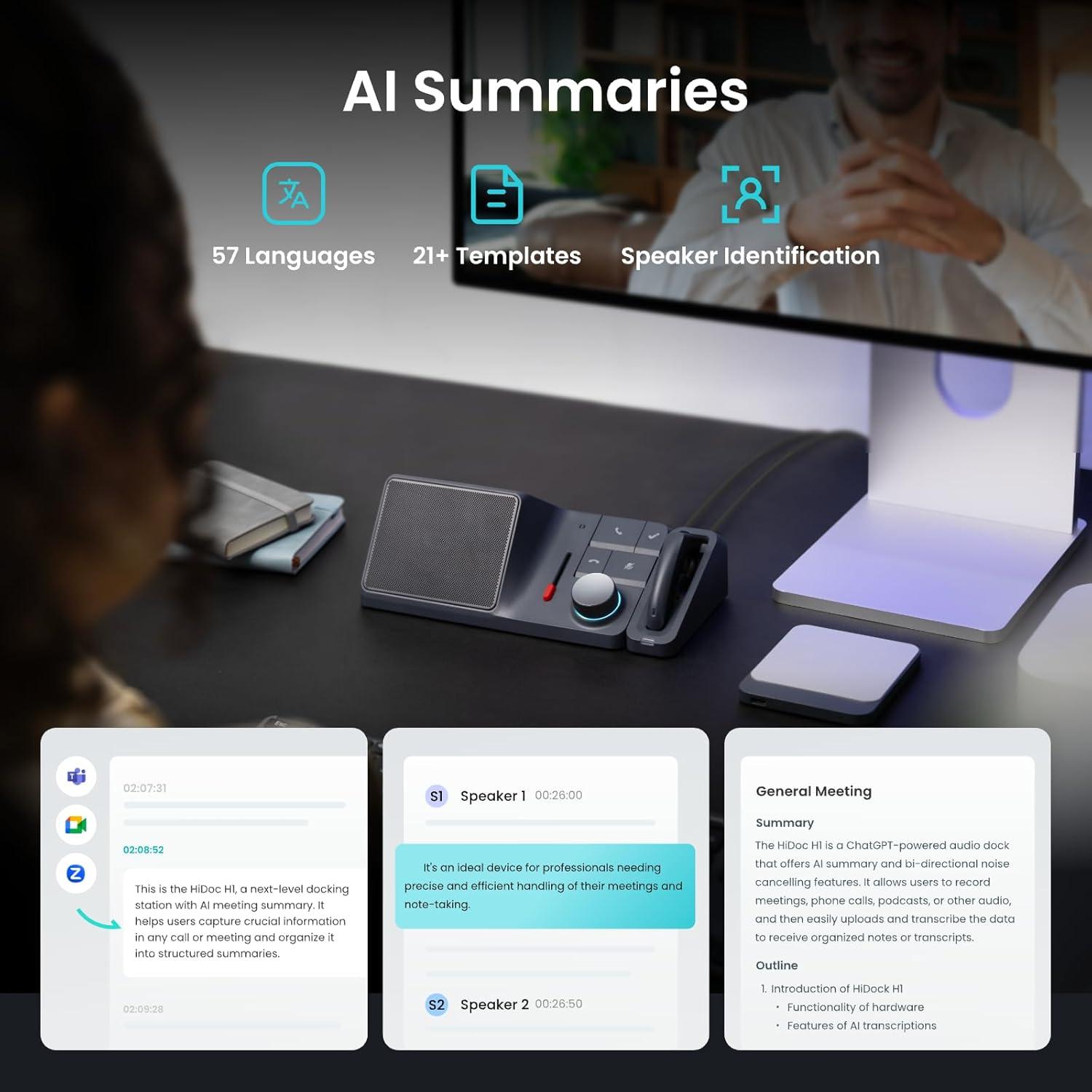 Estación de Acoplamiento USB-C HiDock H1 11-en-1 118W