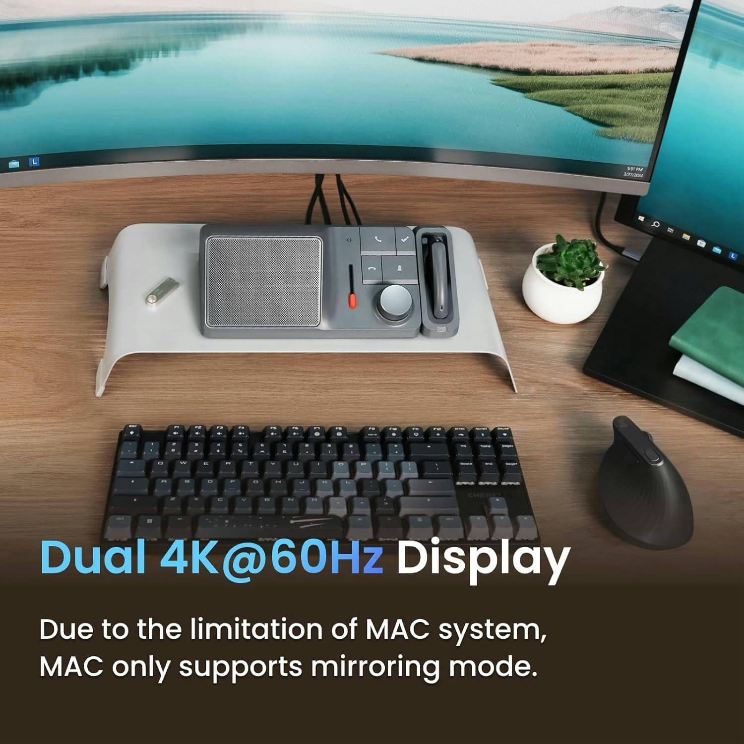 Estación de Acoplamiento USB-C HiDock H1 11-en-1 118W