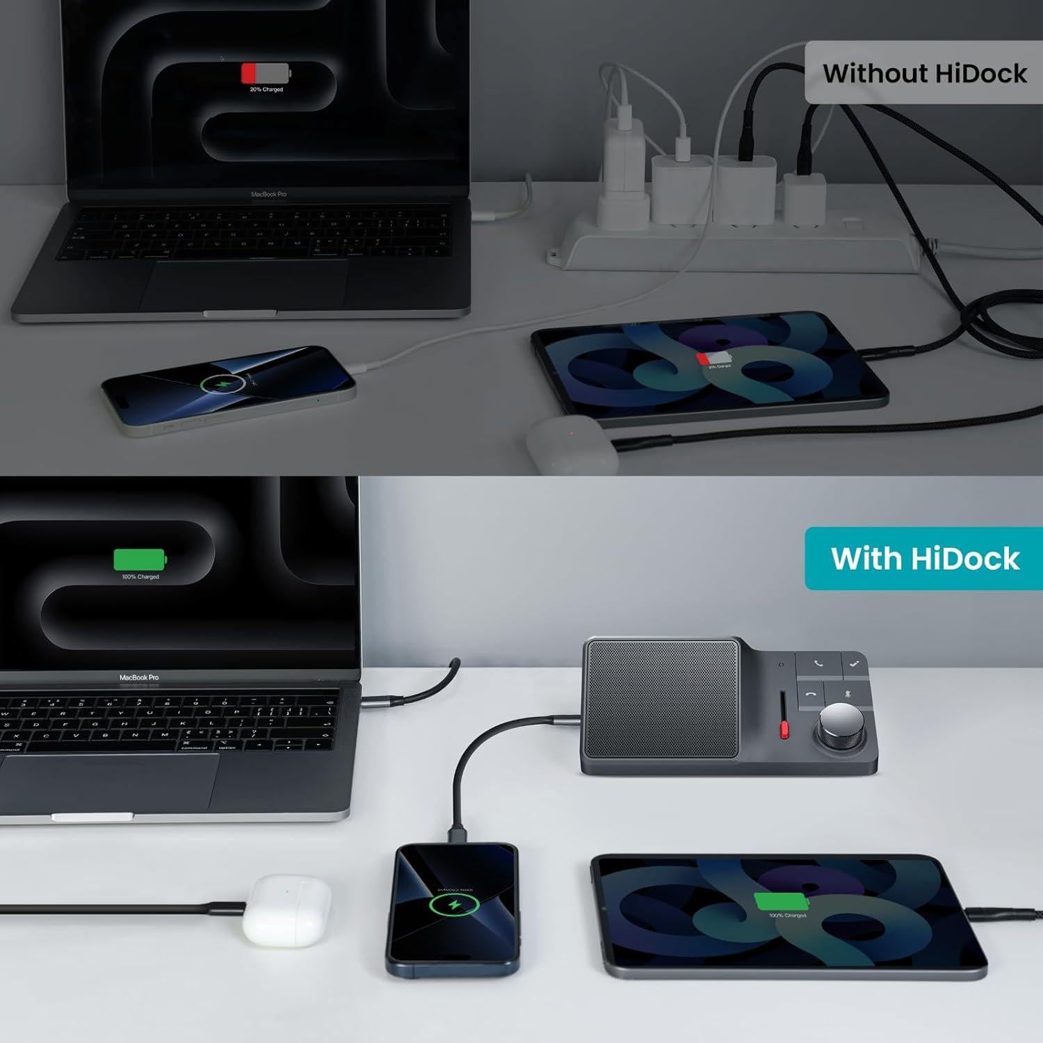 Estación de Acoplamiento USB-C HiDock H1 11-en-1 118W