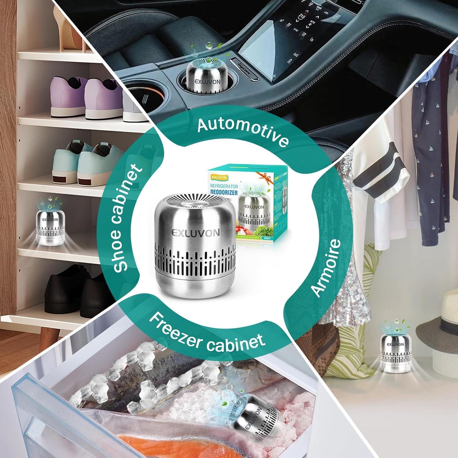 Desodorante de Refrigerador Exluvon 10 Años Ecológico Plata