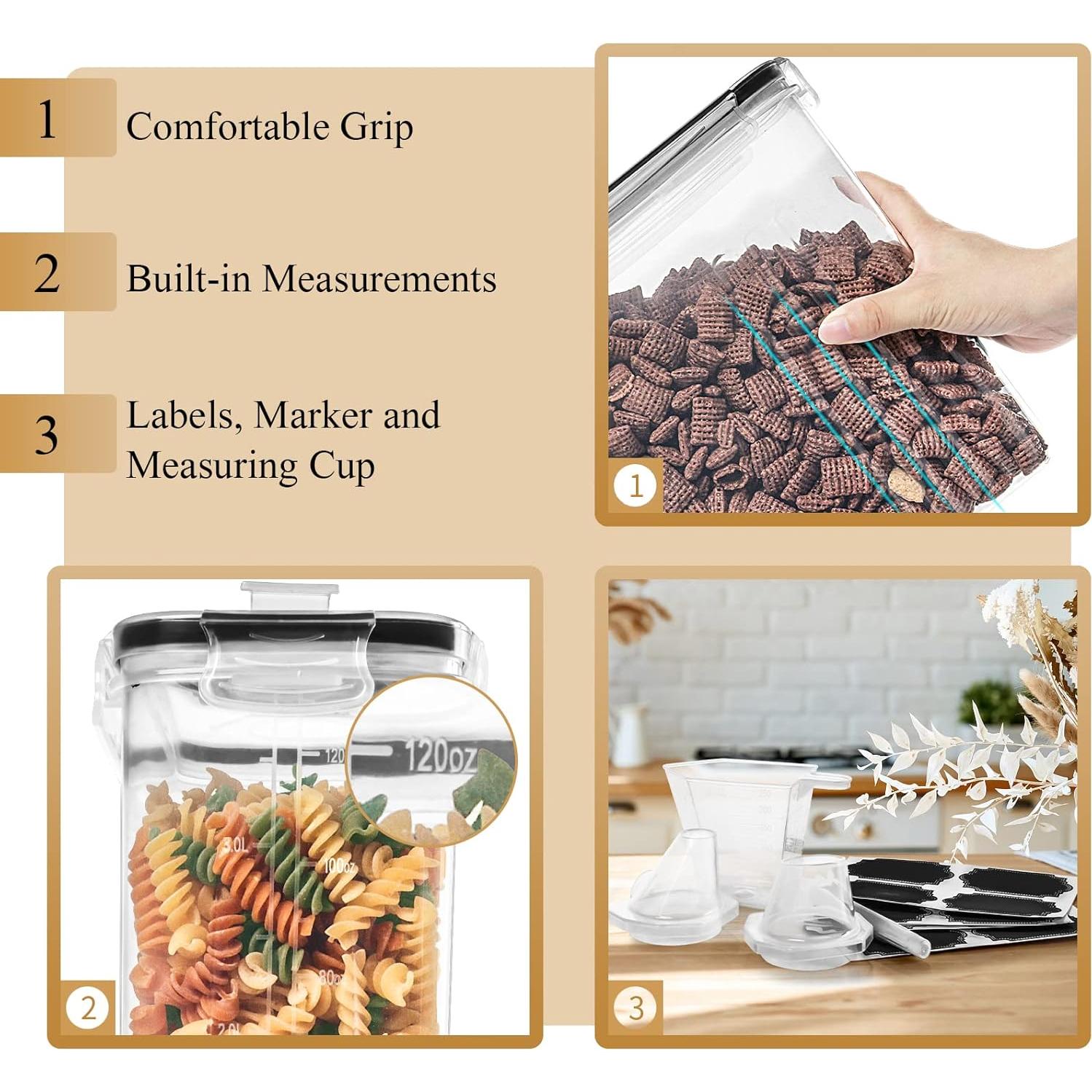 Conjunto de Contenedores de Alimentos PRAKI 4L - 4 Piezas