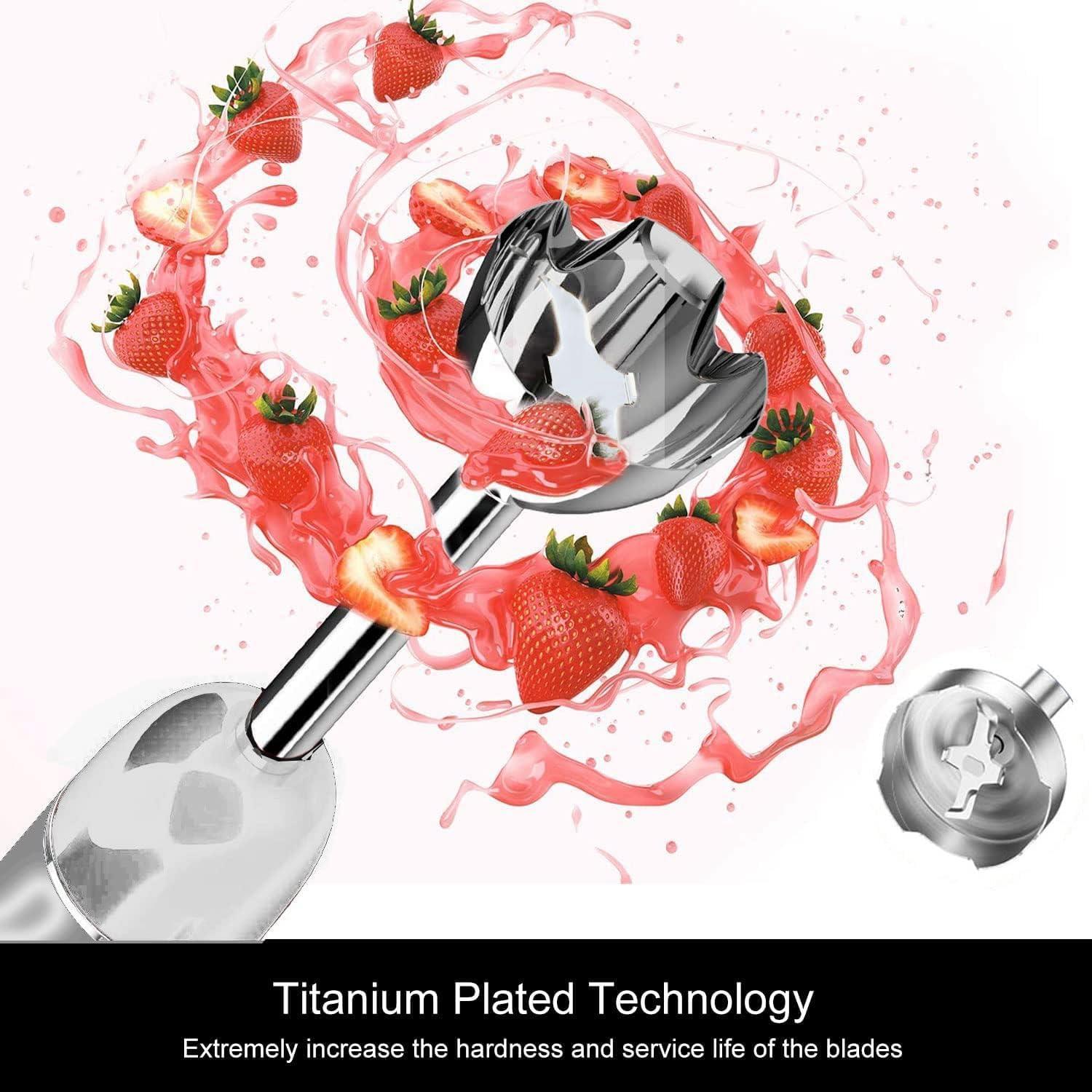 Batidora de Inmersión MegaWise CL-2021 3-en-1 1000W