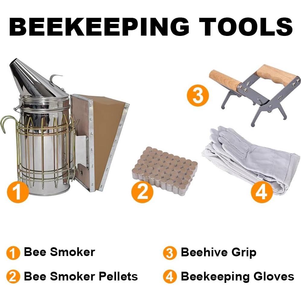 Kit de Apicultura Honey Lake 16 Piezas Herramientas Esenciales