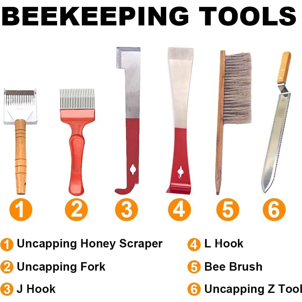 Kit de Apicultura Honey Lake 16 Piezas Herramientas Esenciales