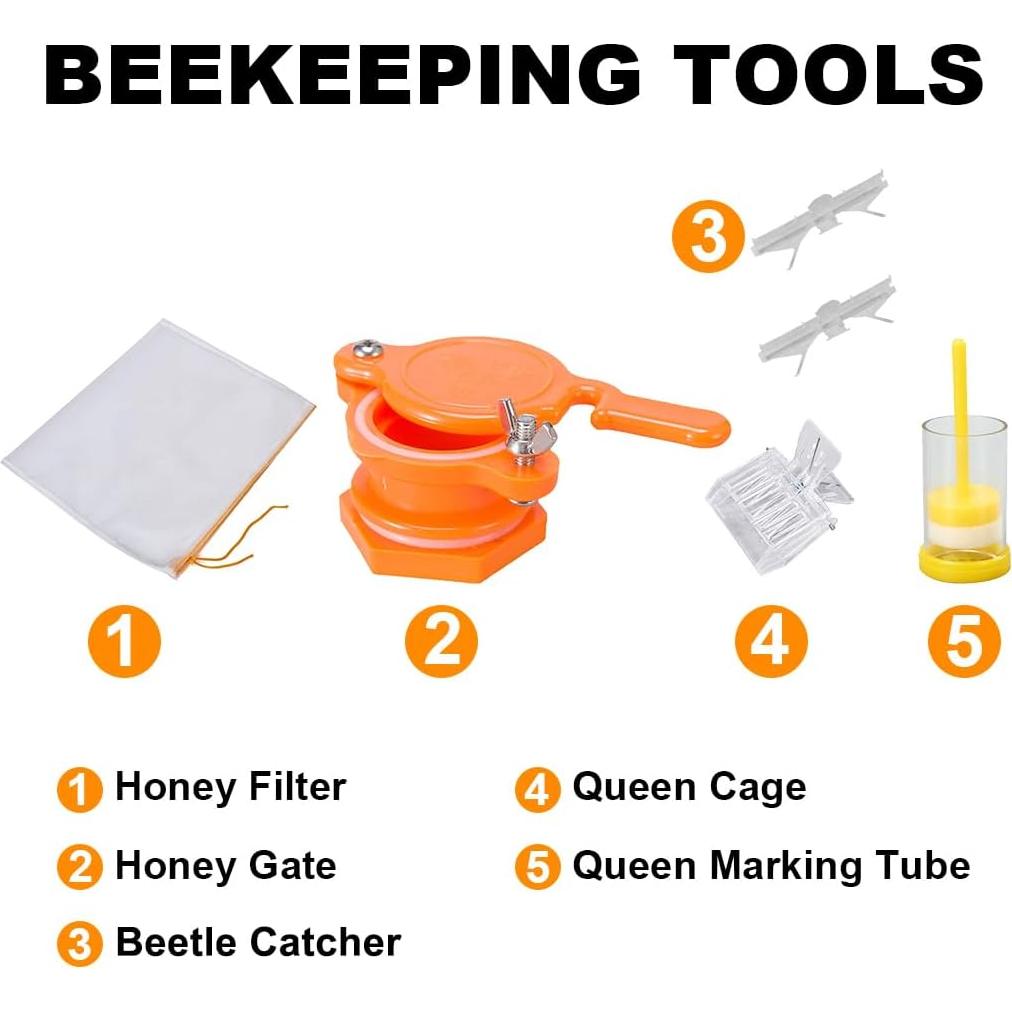 Kit de Apicultura Honey Lake 16 Piezas Herramientas Esenciales