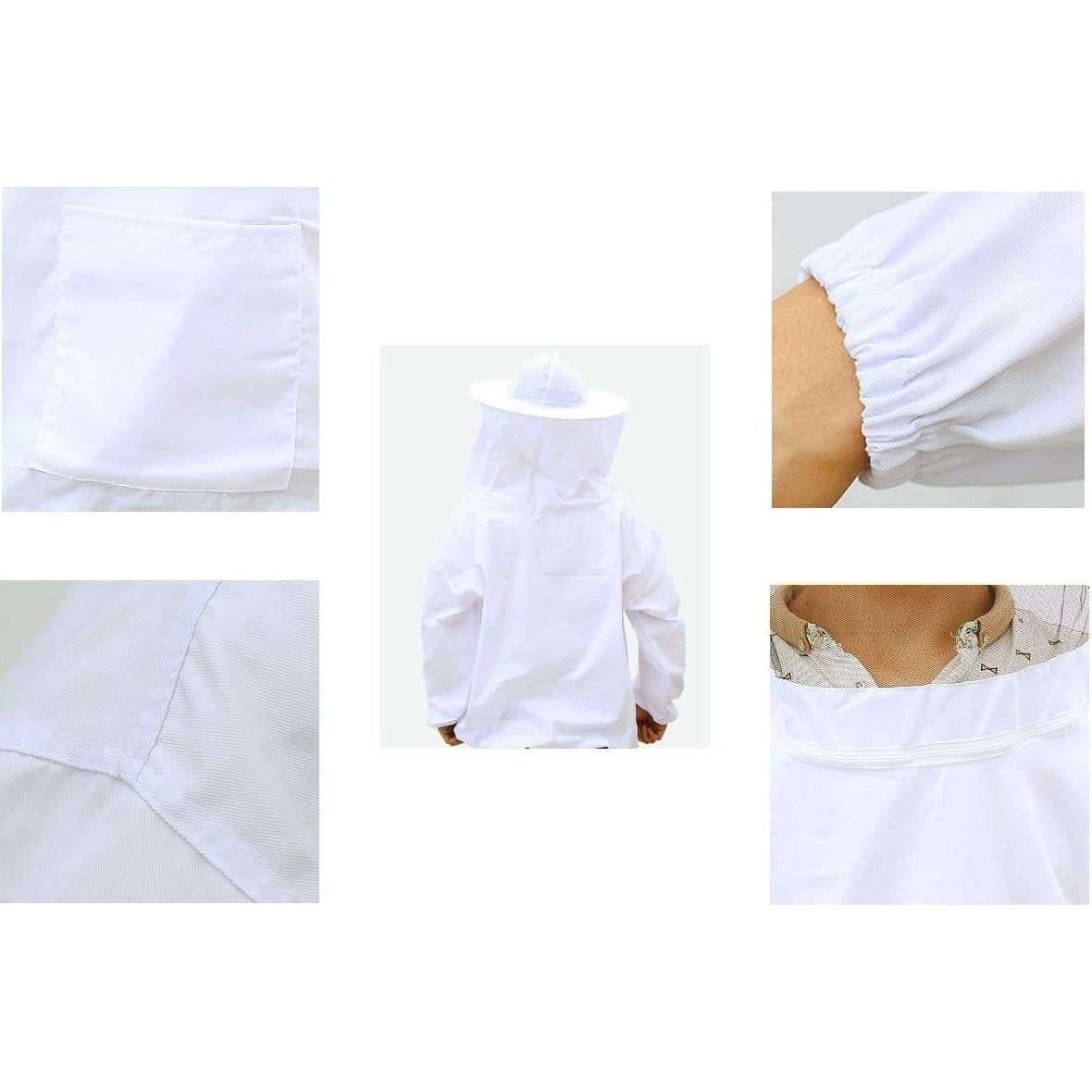 Traje de Apicultor XGUNION Unisex con Chaqueta y Pantalones