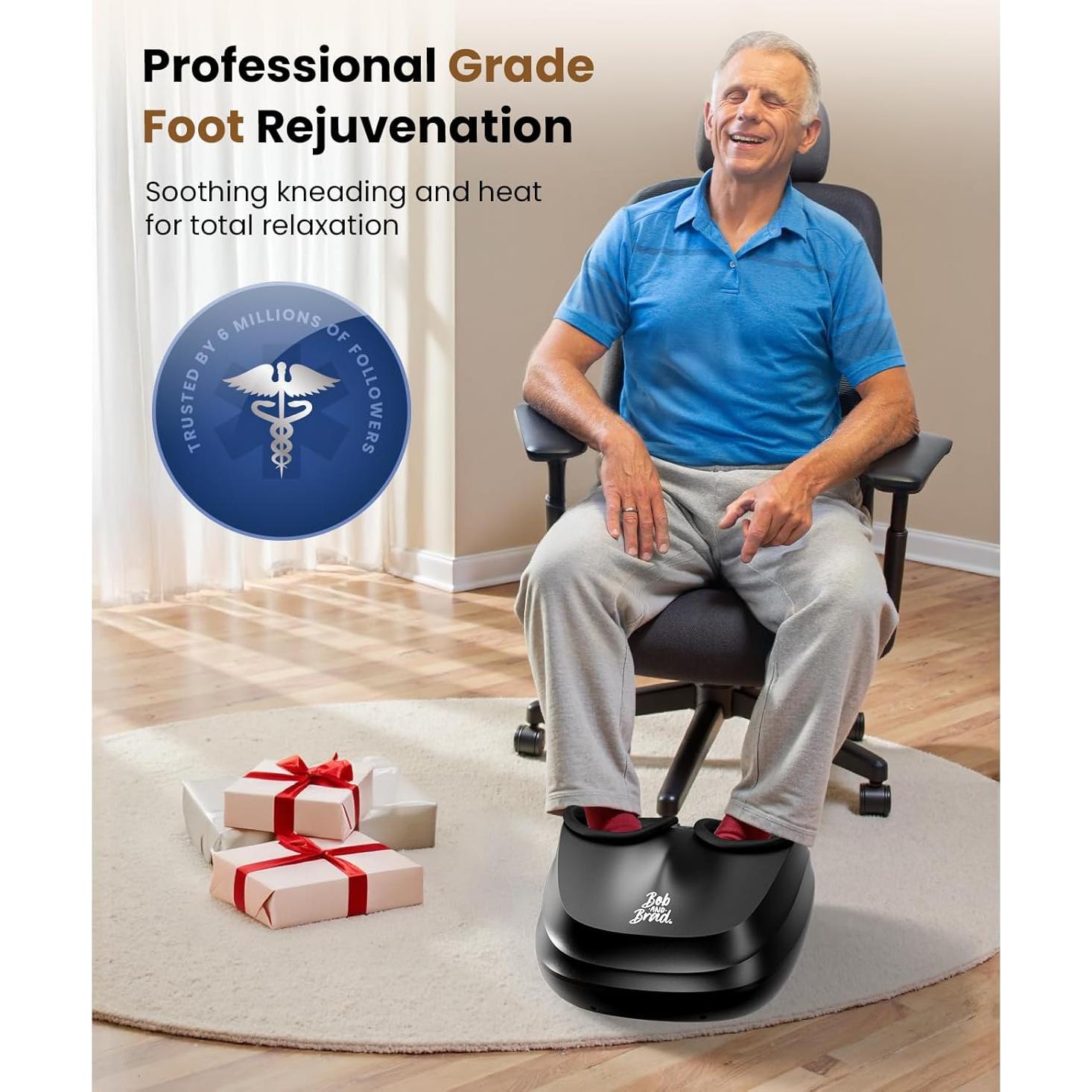 Masajeador de Pies Bob y Brad con Calor y Shiatsu 827